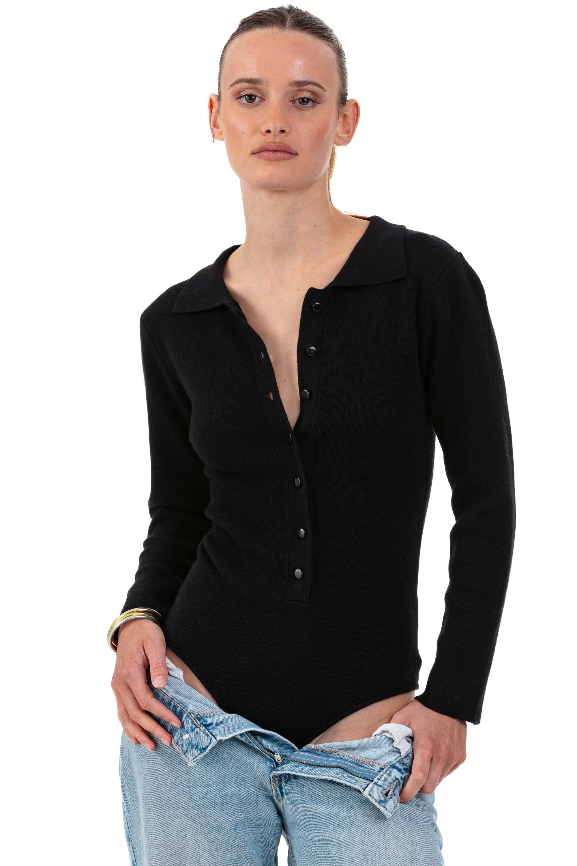 Panacotta women's cashmere - black - Mahogany
