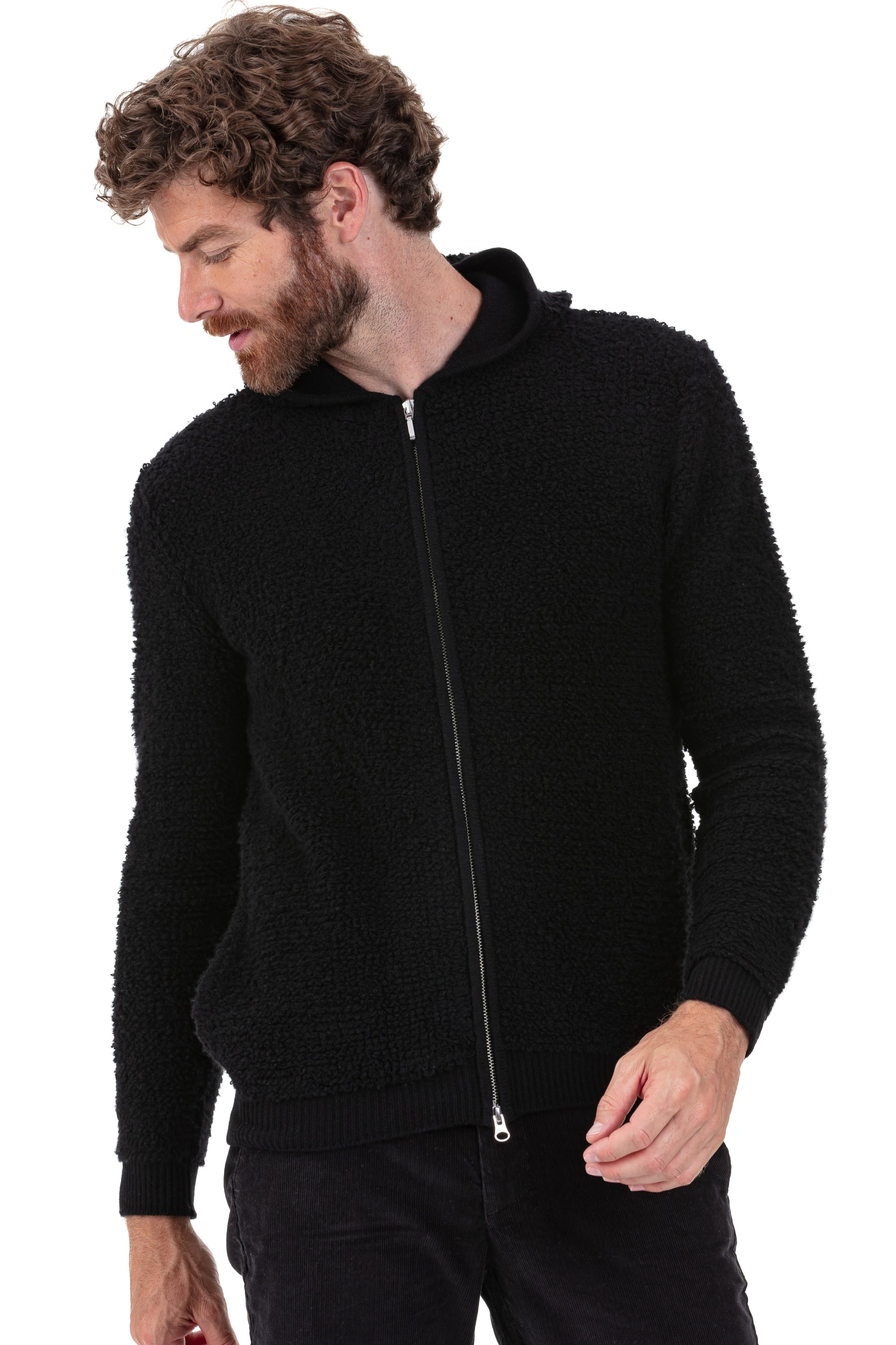 Pavel cashmere men's jumper - black - Mahogany