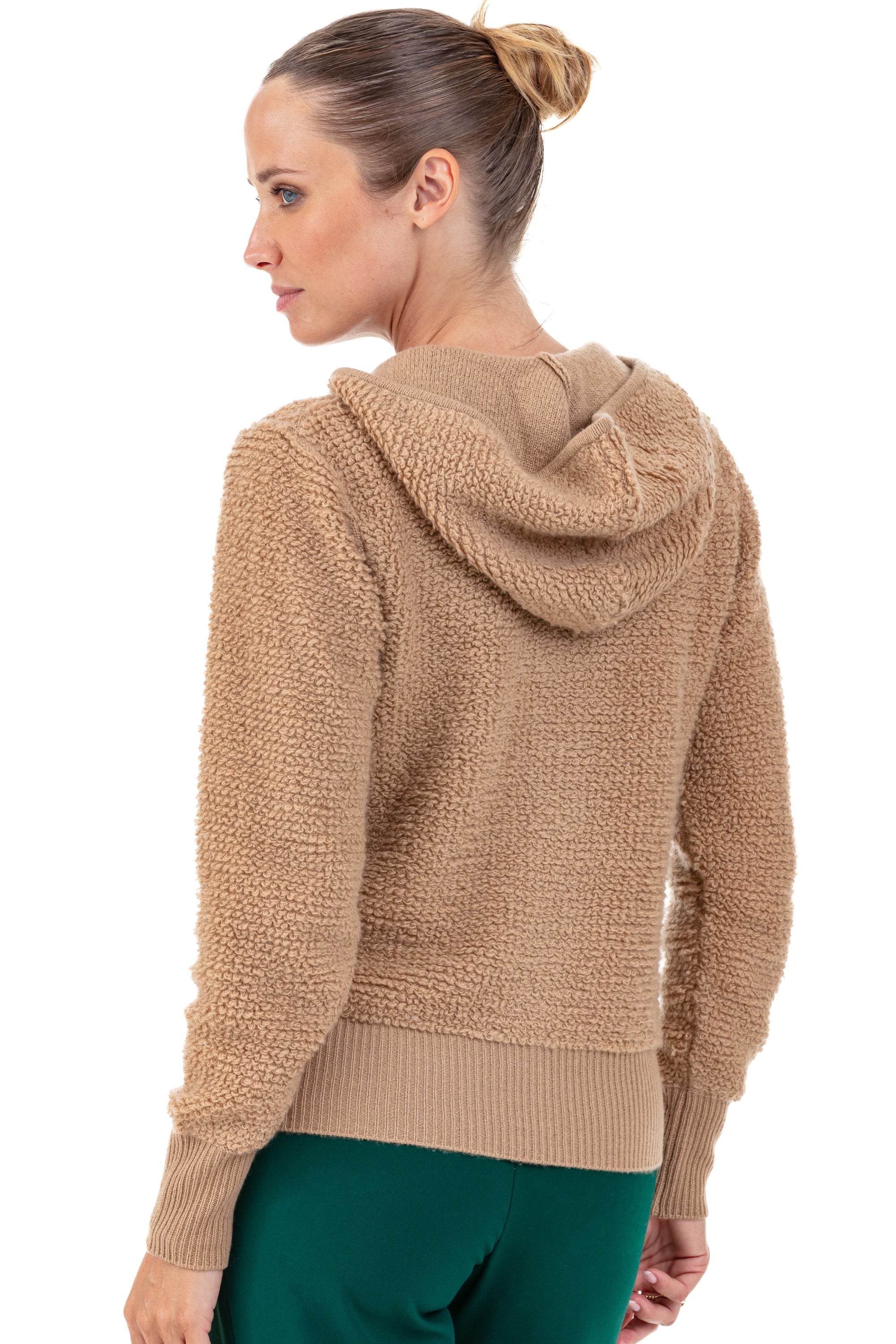 Pavlova en cachemire femme - Vue 3 - camel - Mahogany