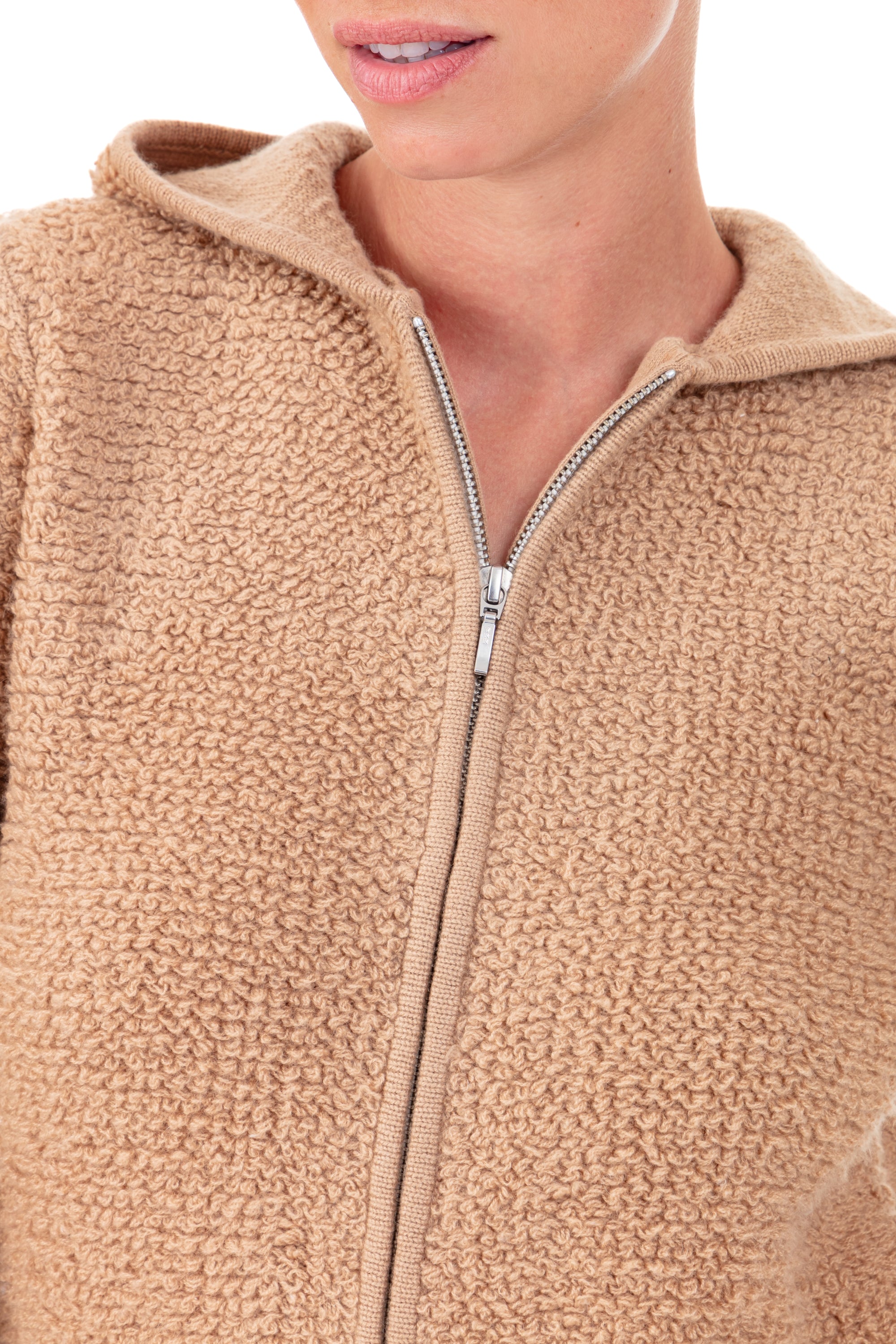 Pavlova en cachemire femme - Vue 4 - camel - Mahogany