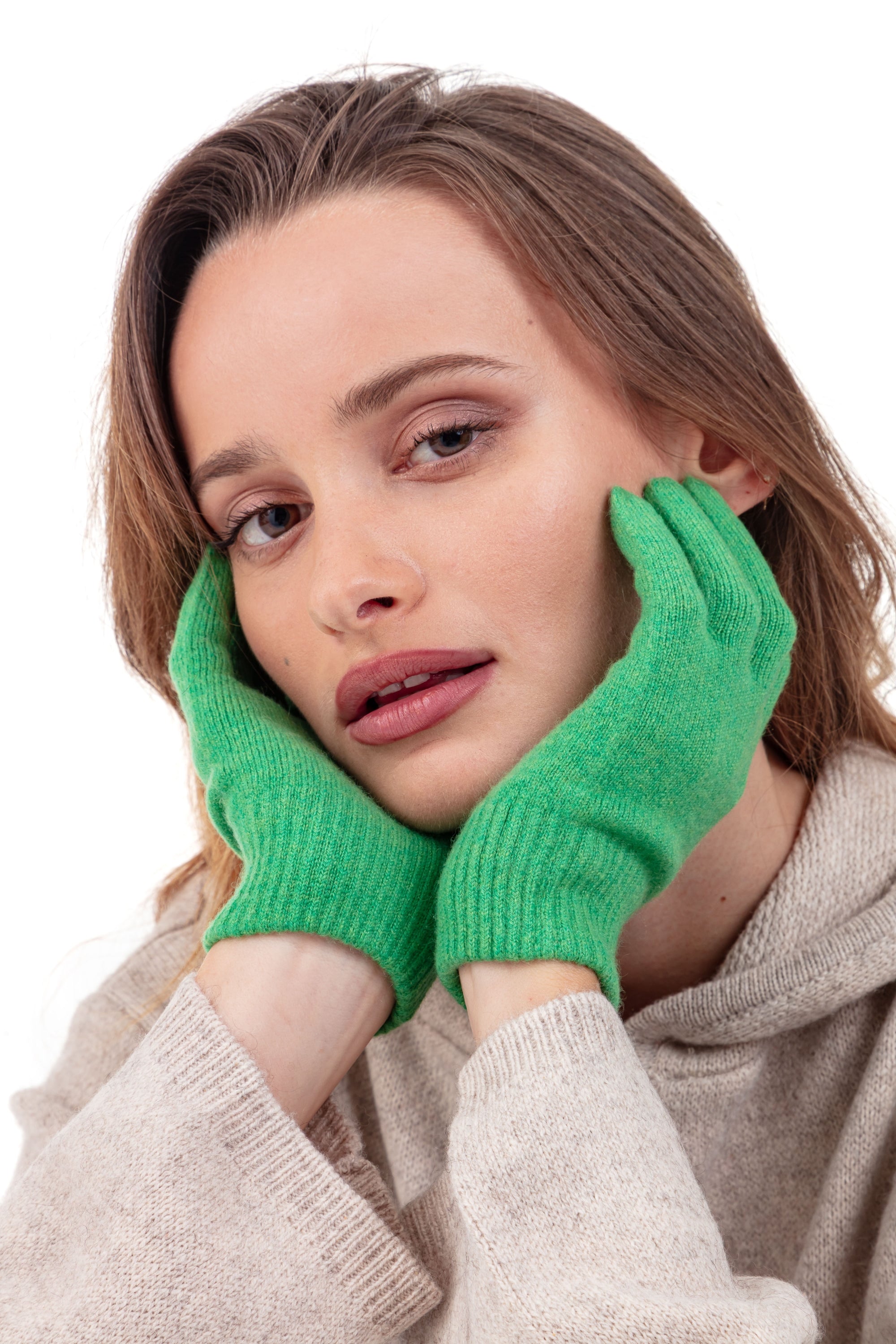 Pewpew en cachemire & elasthanne femme - Vue 2 - basil - Mahogany