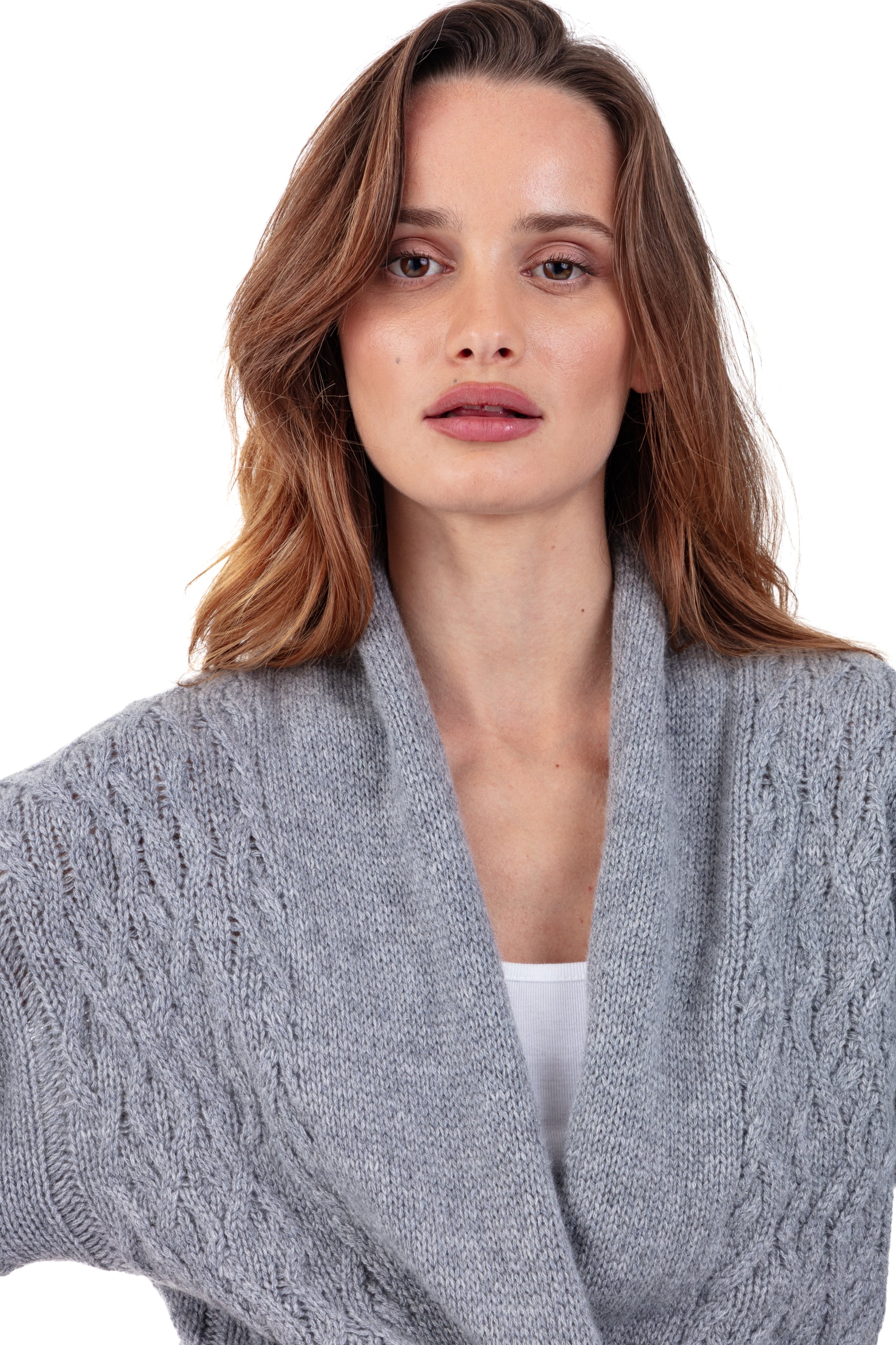 Philosophy en cachemire femme - Vue 2 - gris chiné - Mahogany
