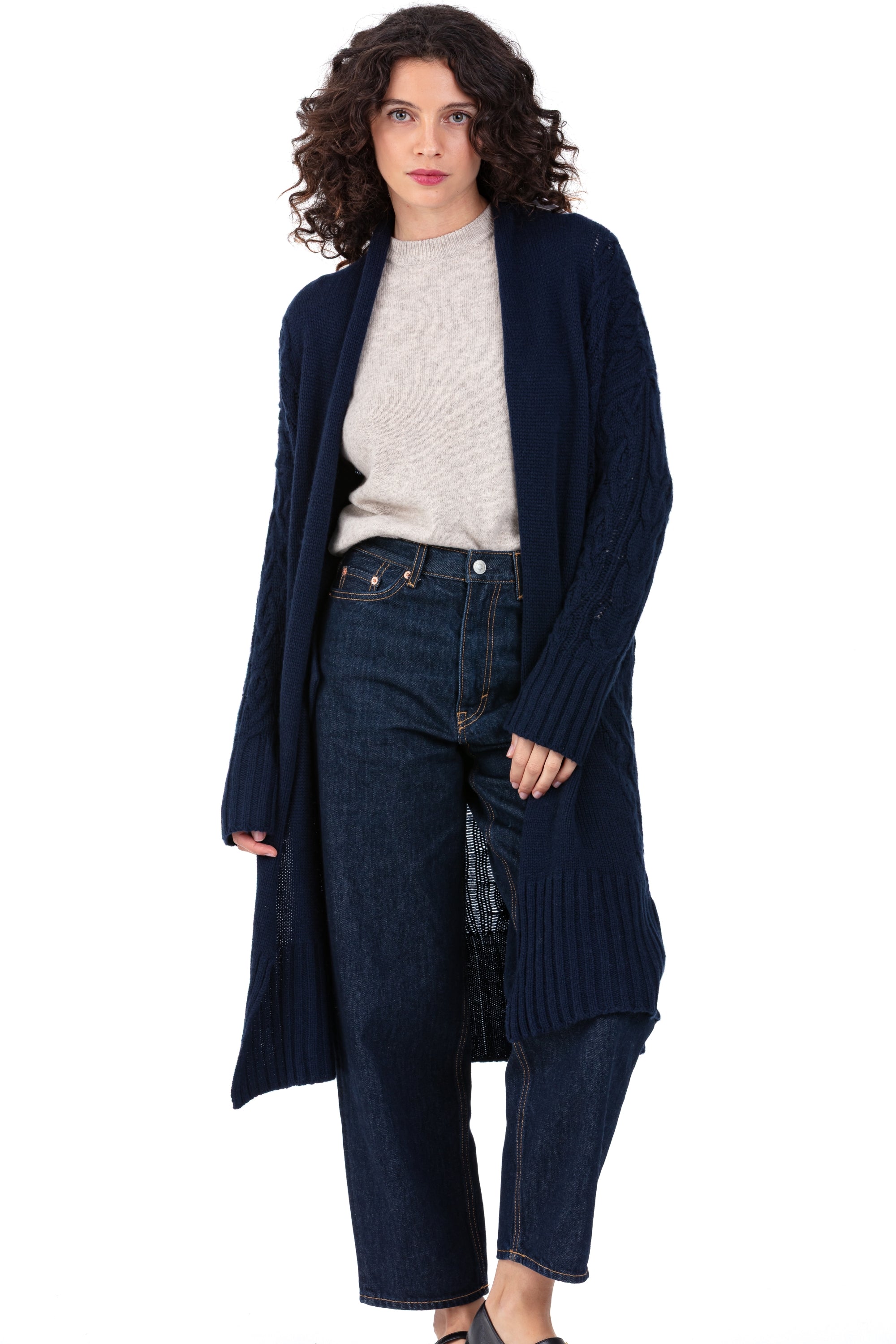 Philosophy women's cashmere jumper - dark navy - Mahogany