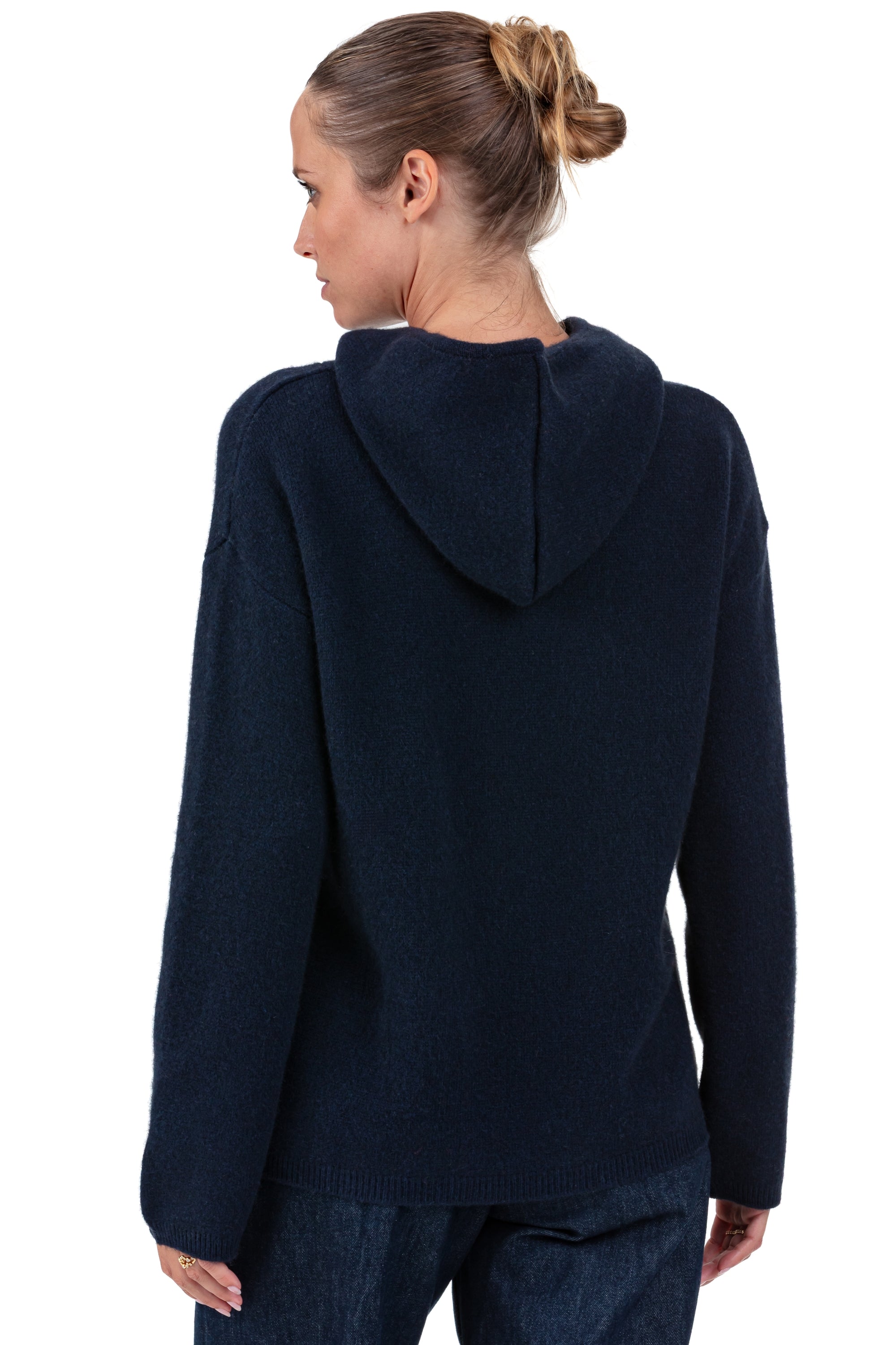 Prune en yak femme - Vue 2 - bleu nuit - Mahogany