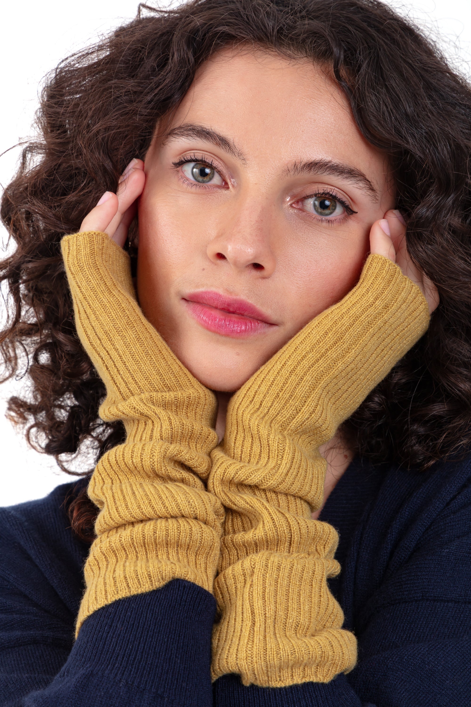 Rain women's cashmere - curry - Mahogany