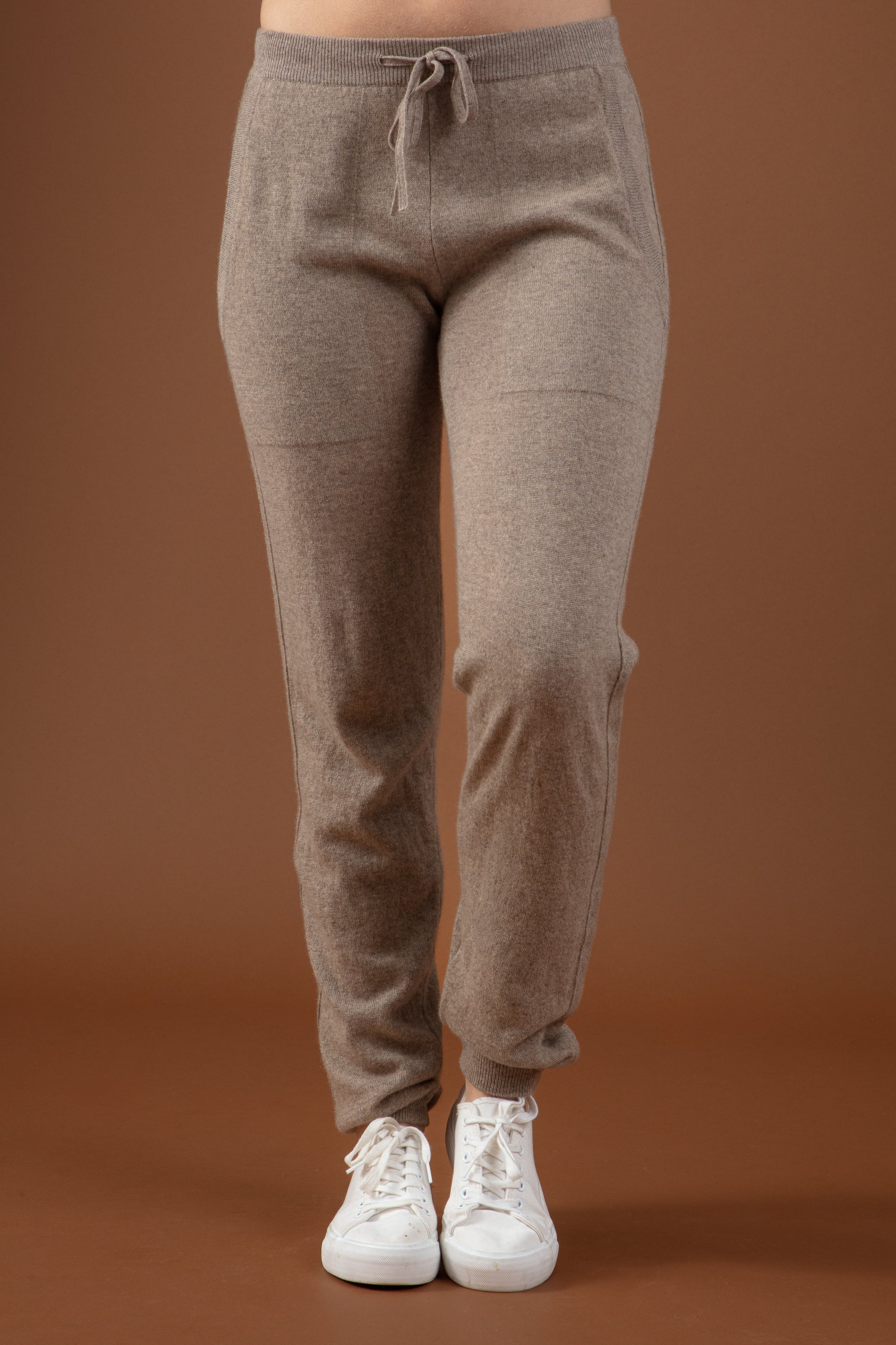 Roquebrune women's cashmere - natural brown - Mahogany