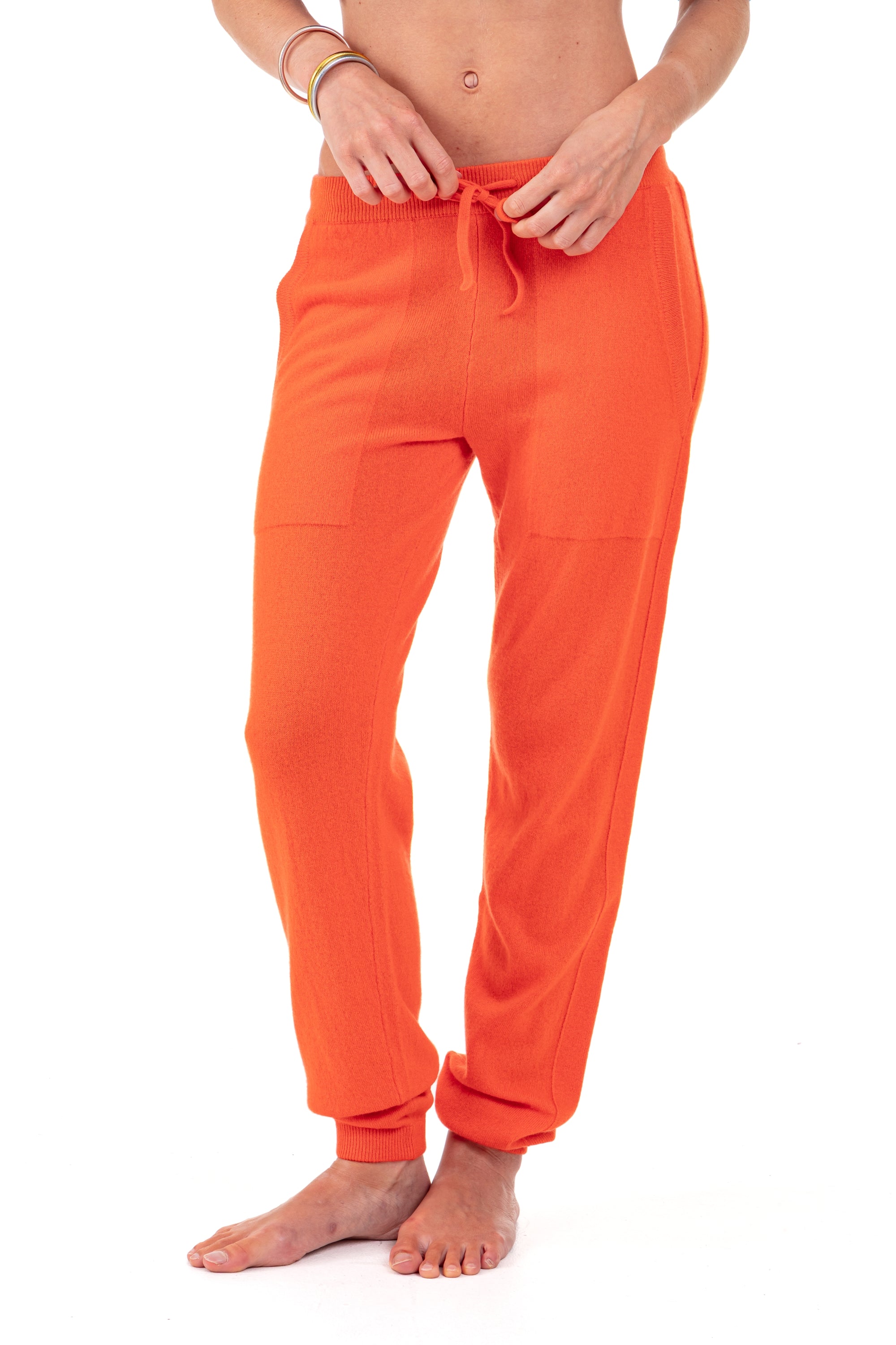 Roquebrune women's cashmere - orange - Mahogany