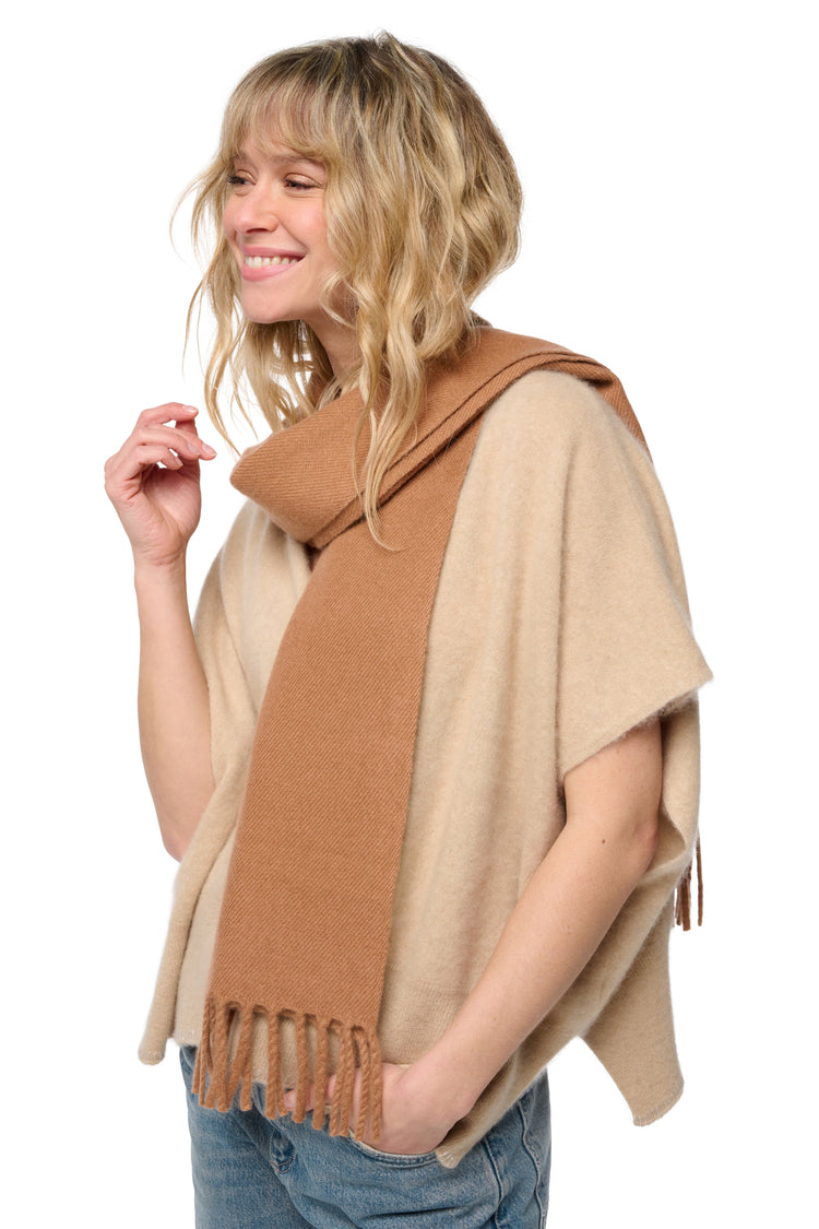 Rêve in mixed cashmere - butterscotch - Mahogany