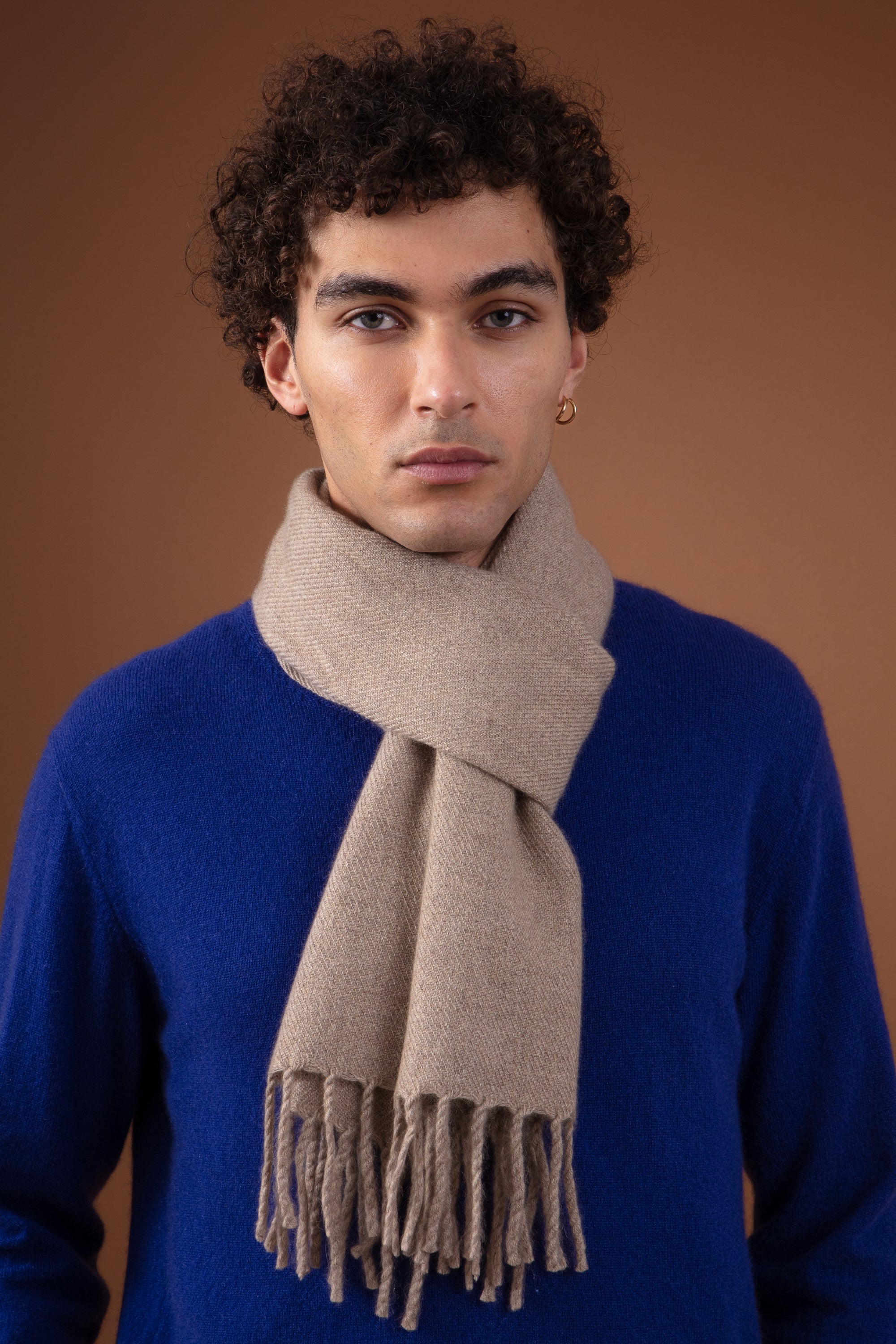 Rêve in mixed cashmere - natural brown - Mahogany