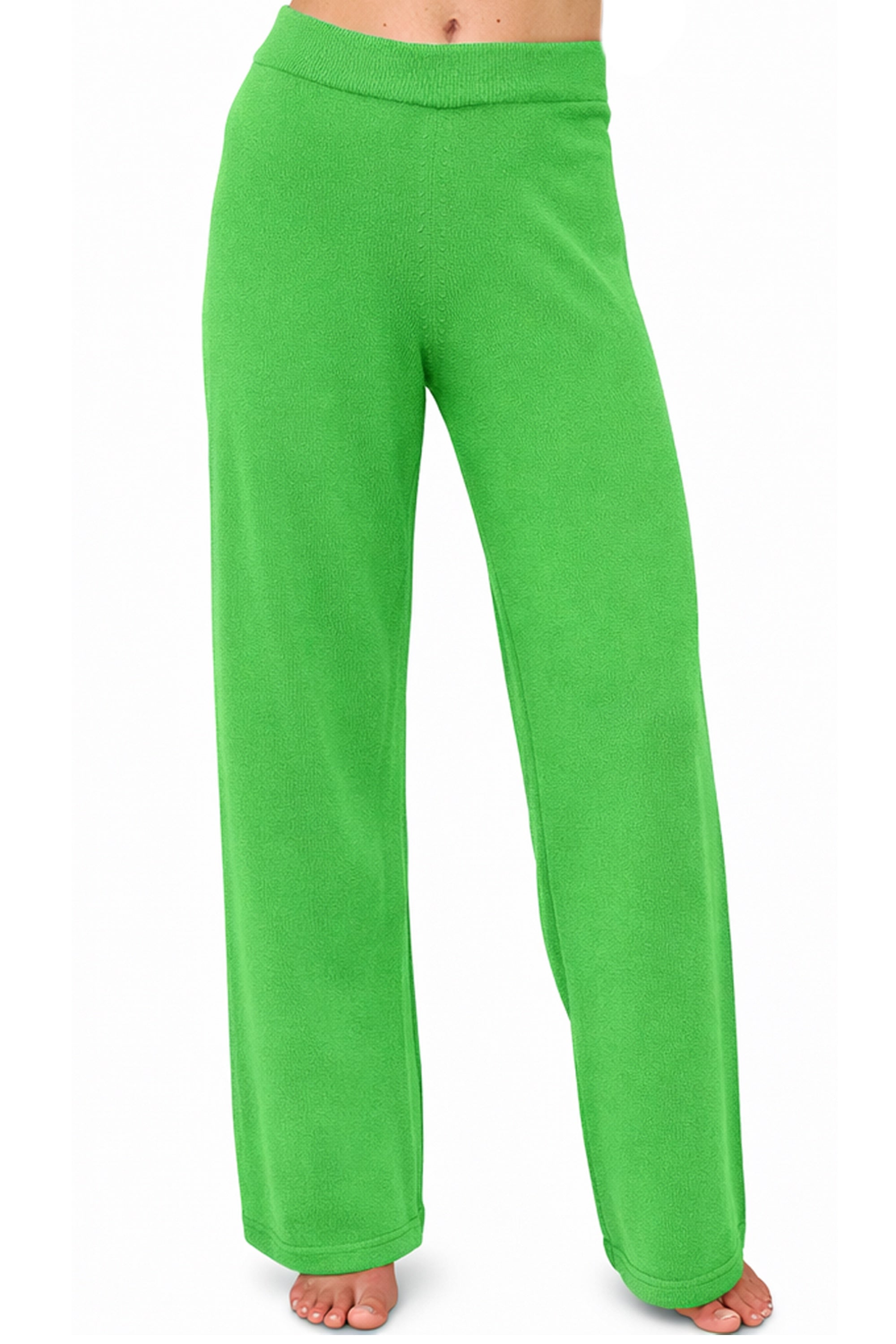 Malicieux cashmere women's jumper - flash green - Mahogany