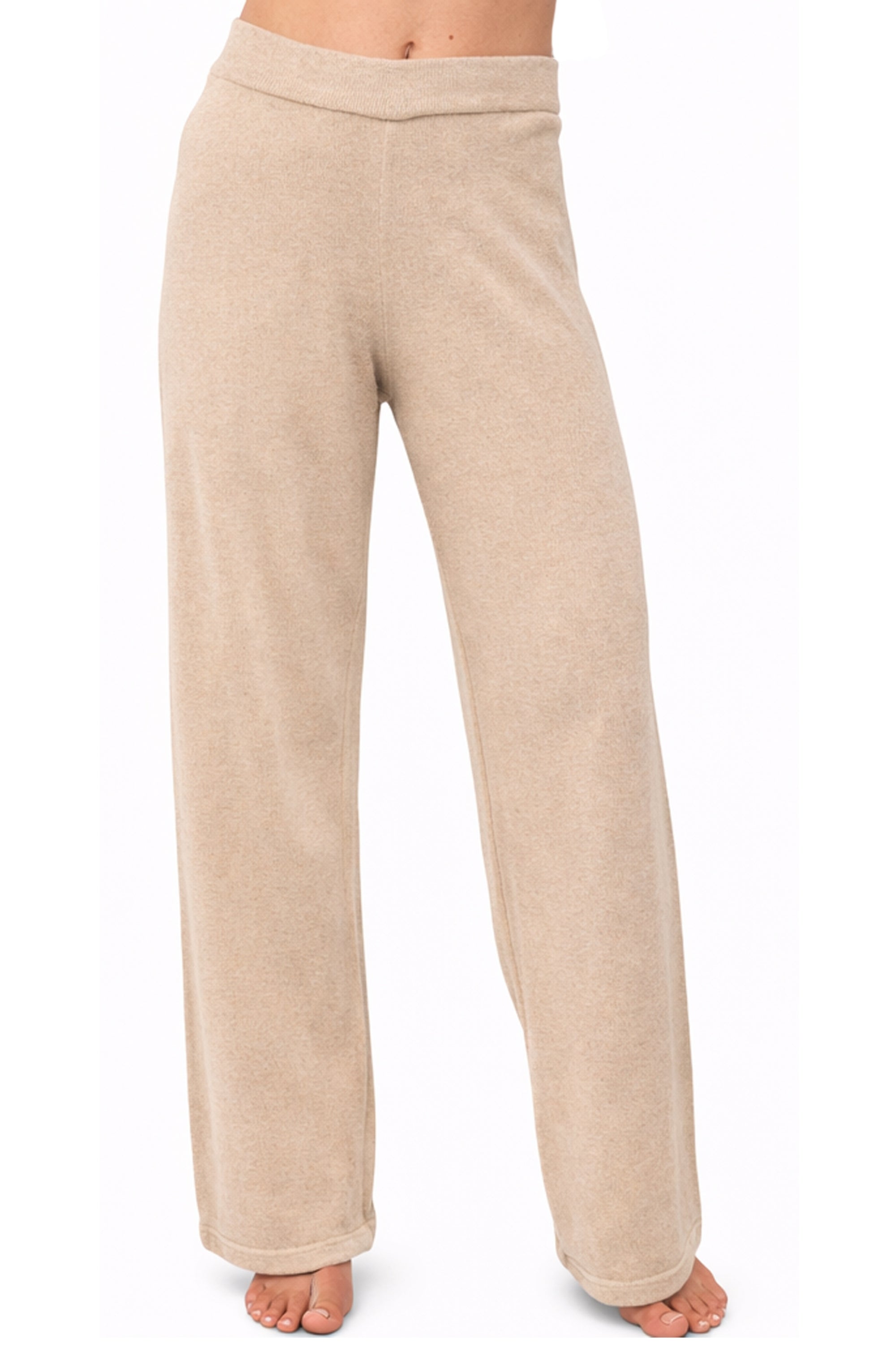 Malicieux cashmere women's jumper - natural beige - Mahogany