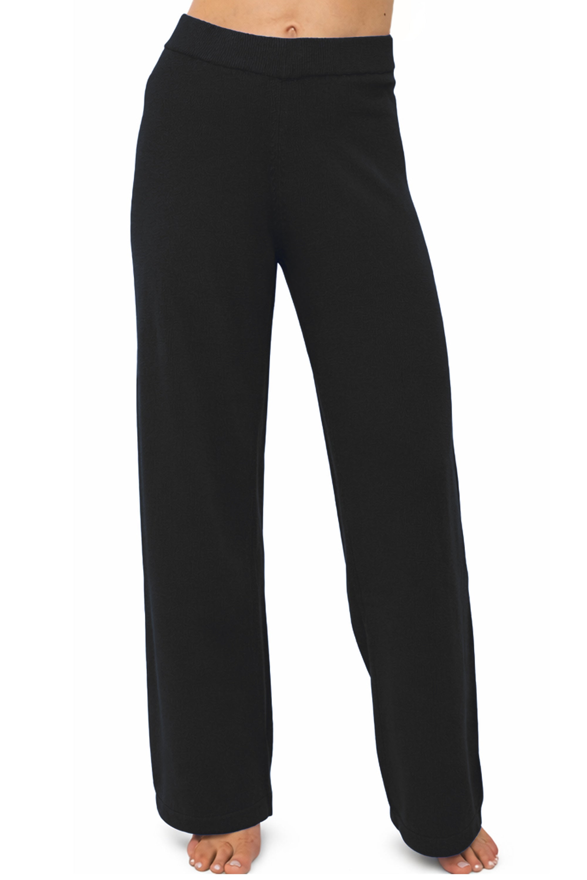 Malicieux cashmere women's jumper - black - Mahogany