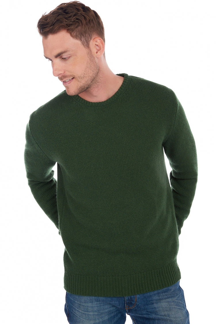 Bilal men's cashmere jumper - cedar - Mahogany