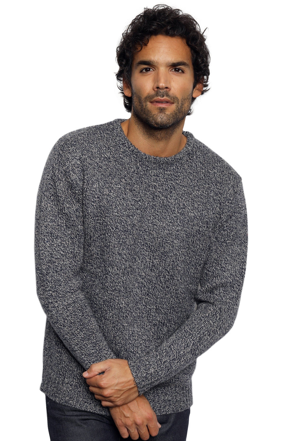 Cole camel men's jumper - voyage - Mahogany
