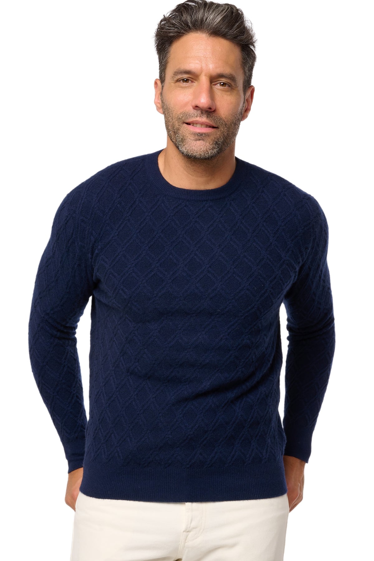 Danemark in cashmere for men - dark navy - Mahogany