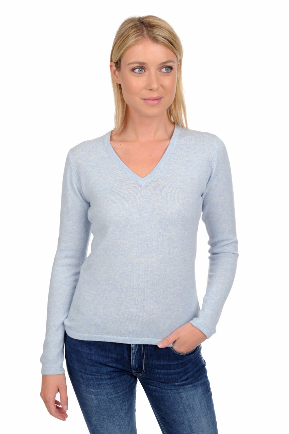 Emma in cashmere for women - arctic - Mahogany