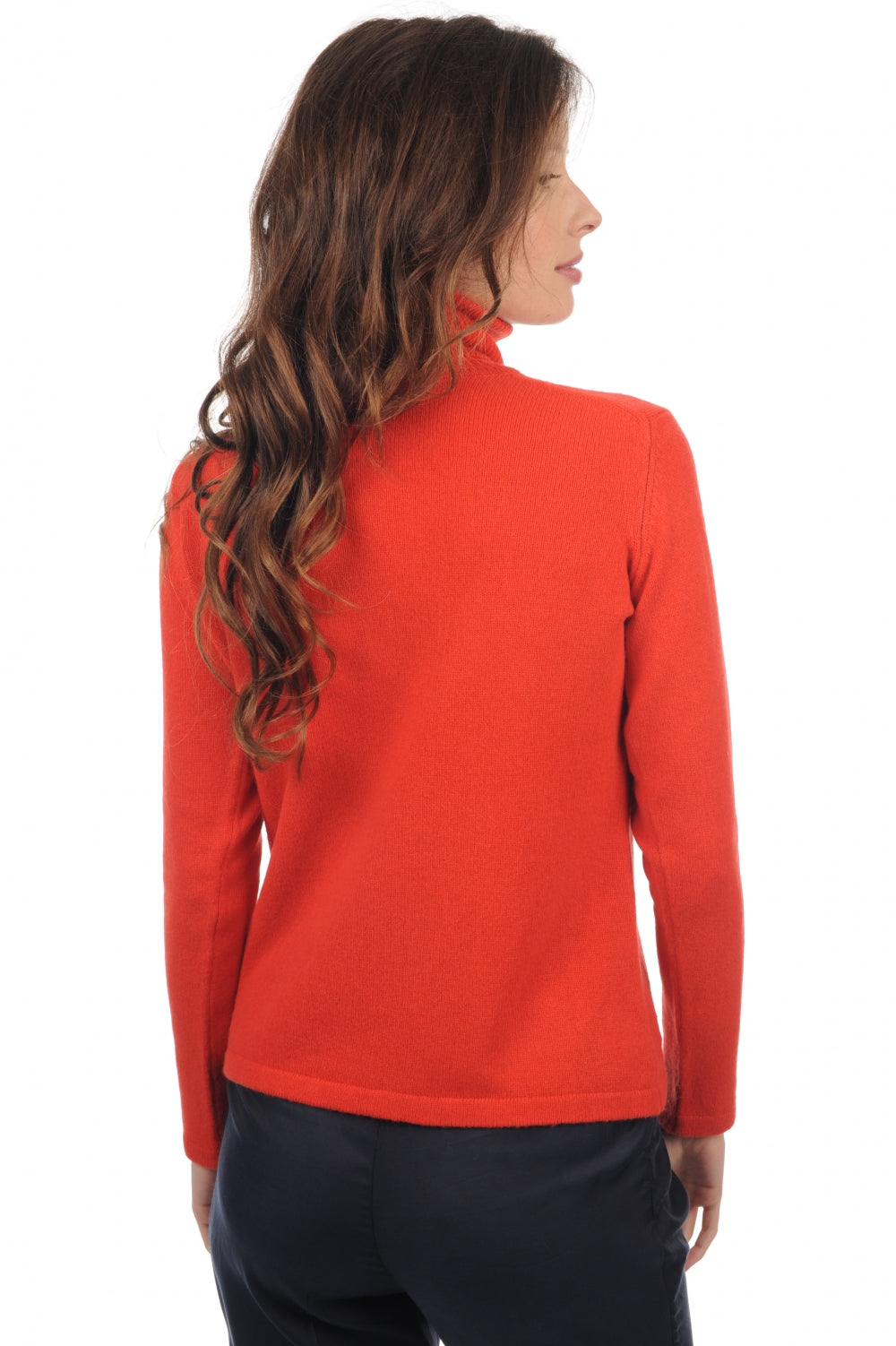 Fanelle in women's yak - View 1 - grenadine - Mahogany