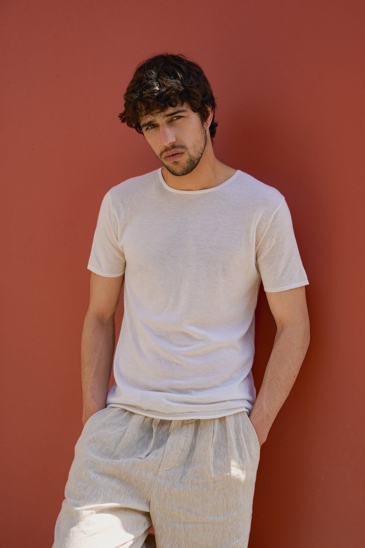 Lilian men's cashmere down - off-white - Mahogany