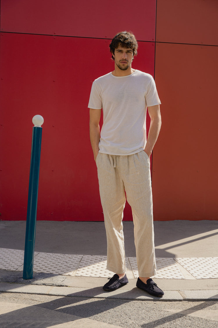 Lilian in cashmere down for men - View 1 - off-white - Mahogany