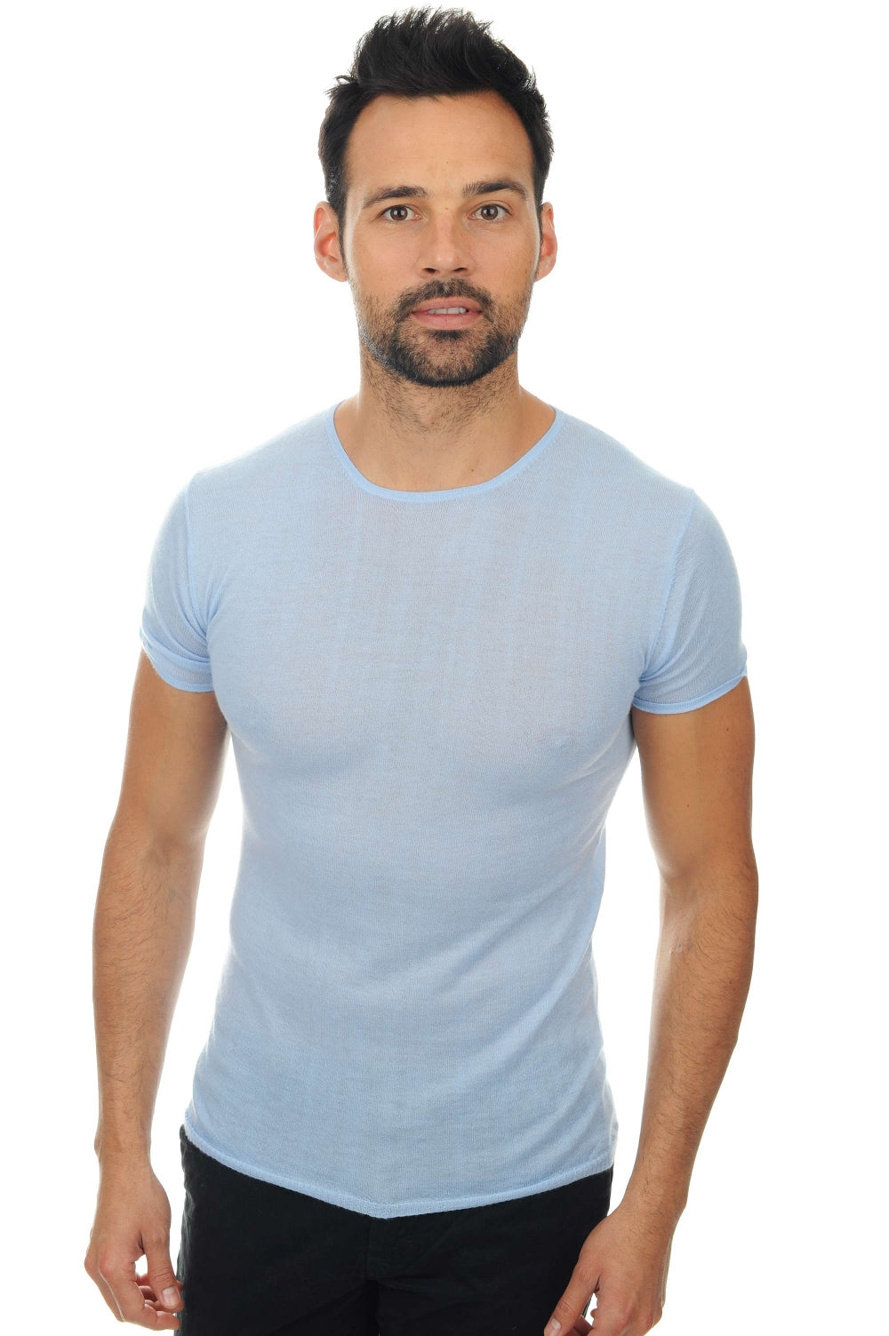 Lilian men's cashmere down - sky - Mahogany