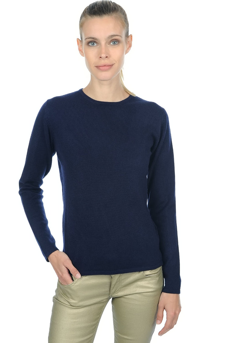 Line Premium women's cashmere - premium navy - Mahogany