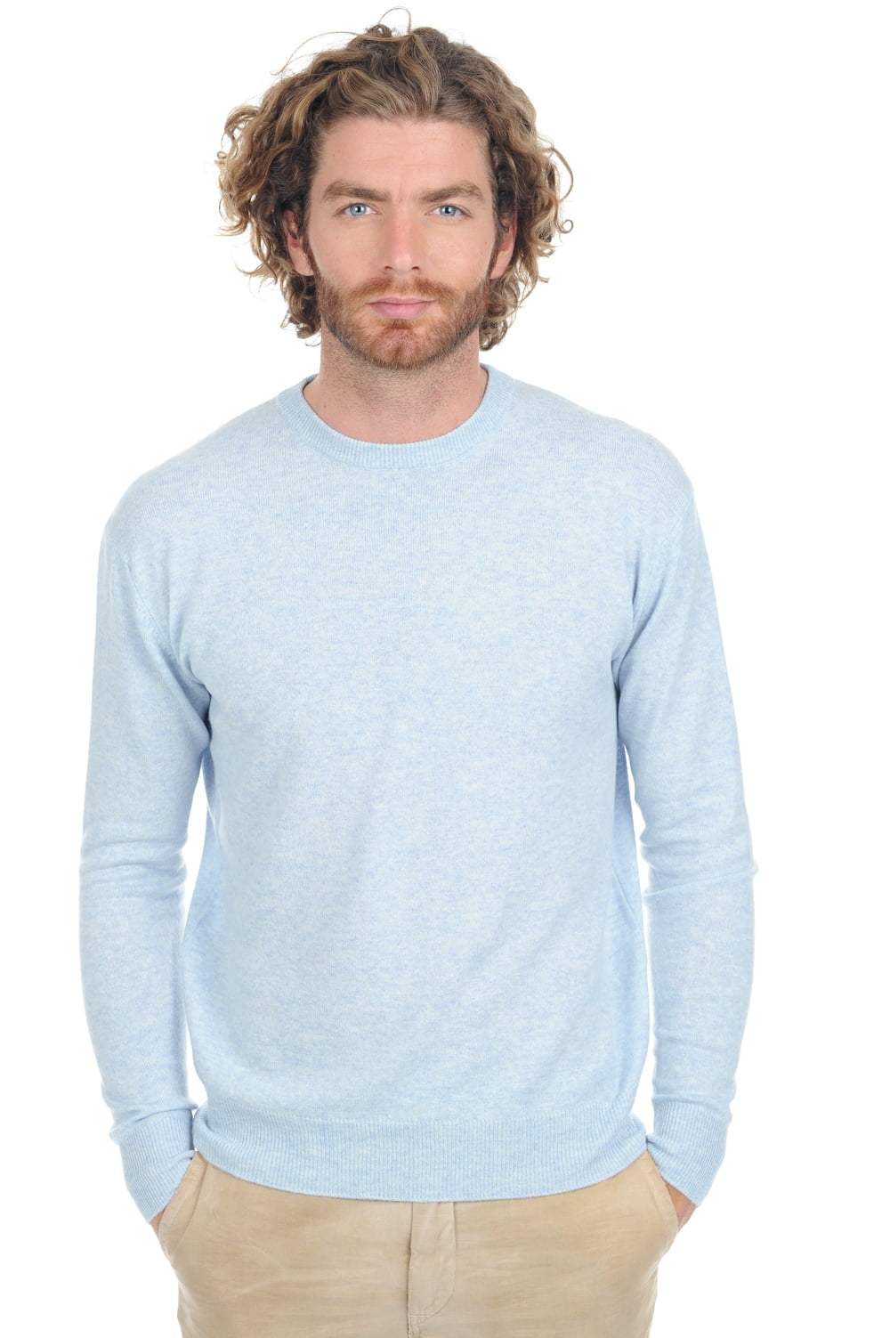 Nestor men's cashmere jumper - arctic - Mahogany