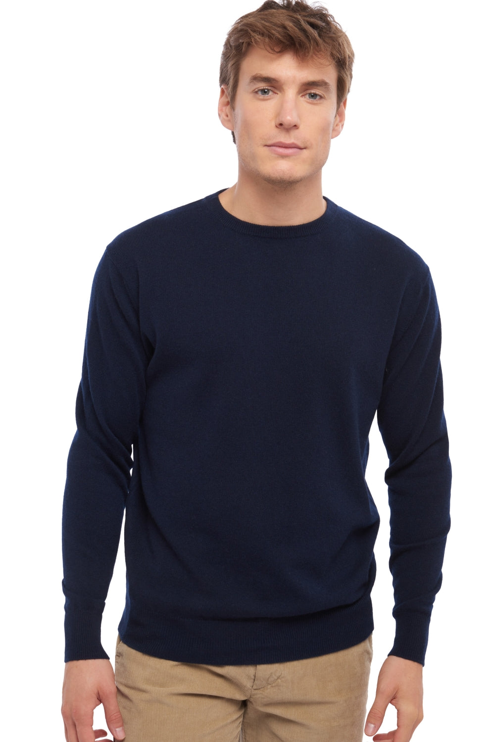 Nestor men's cashmere jumper - dark navy - Mahogany