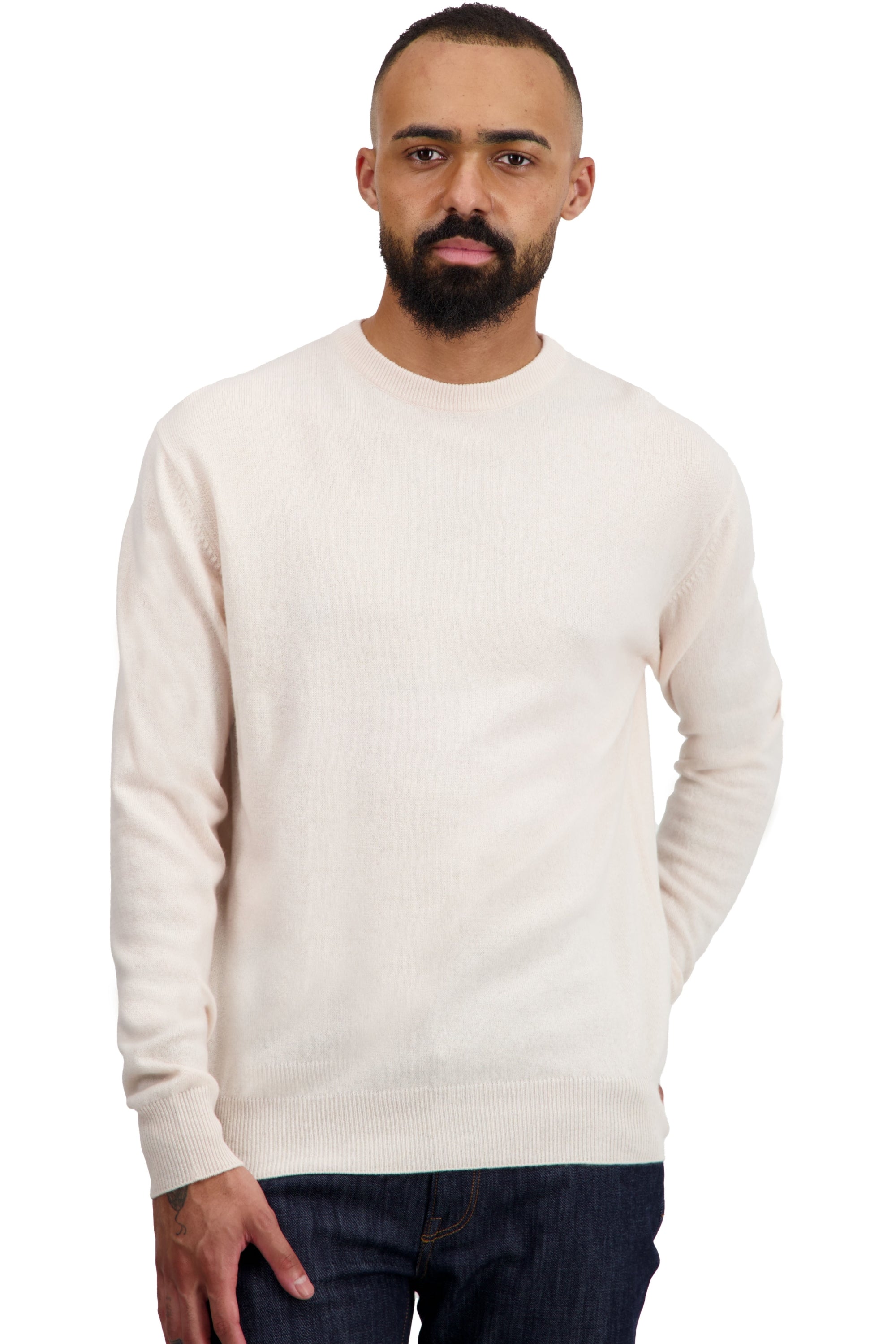 Nestor men's cashmere jumper - no idea - Mahogany