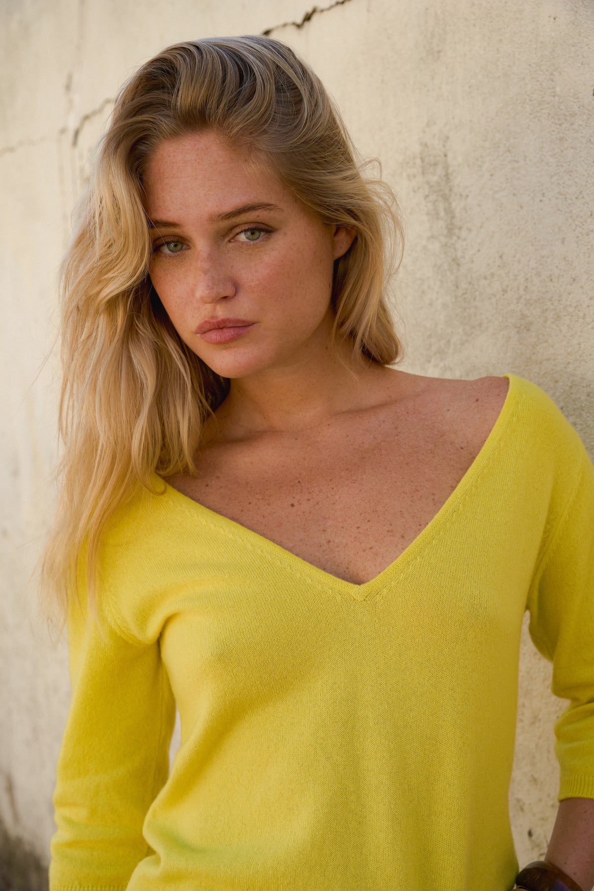 Odessa en cachemire femme - Vue 1 - maize - Mahogany