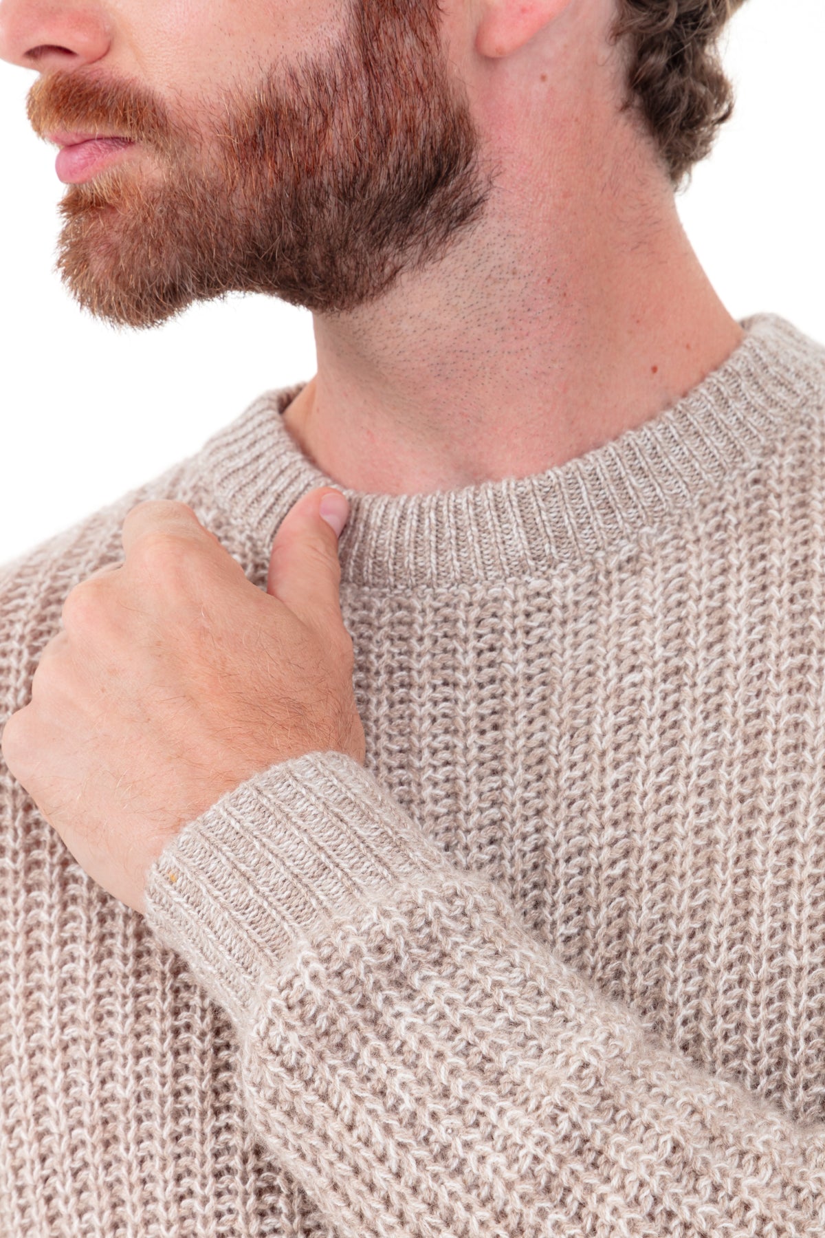 Paulin en cachemire homme - Vue 3 - natural brown / natural écru - Mahogany