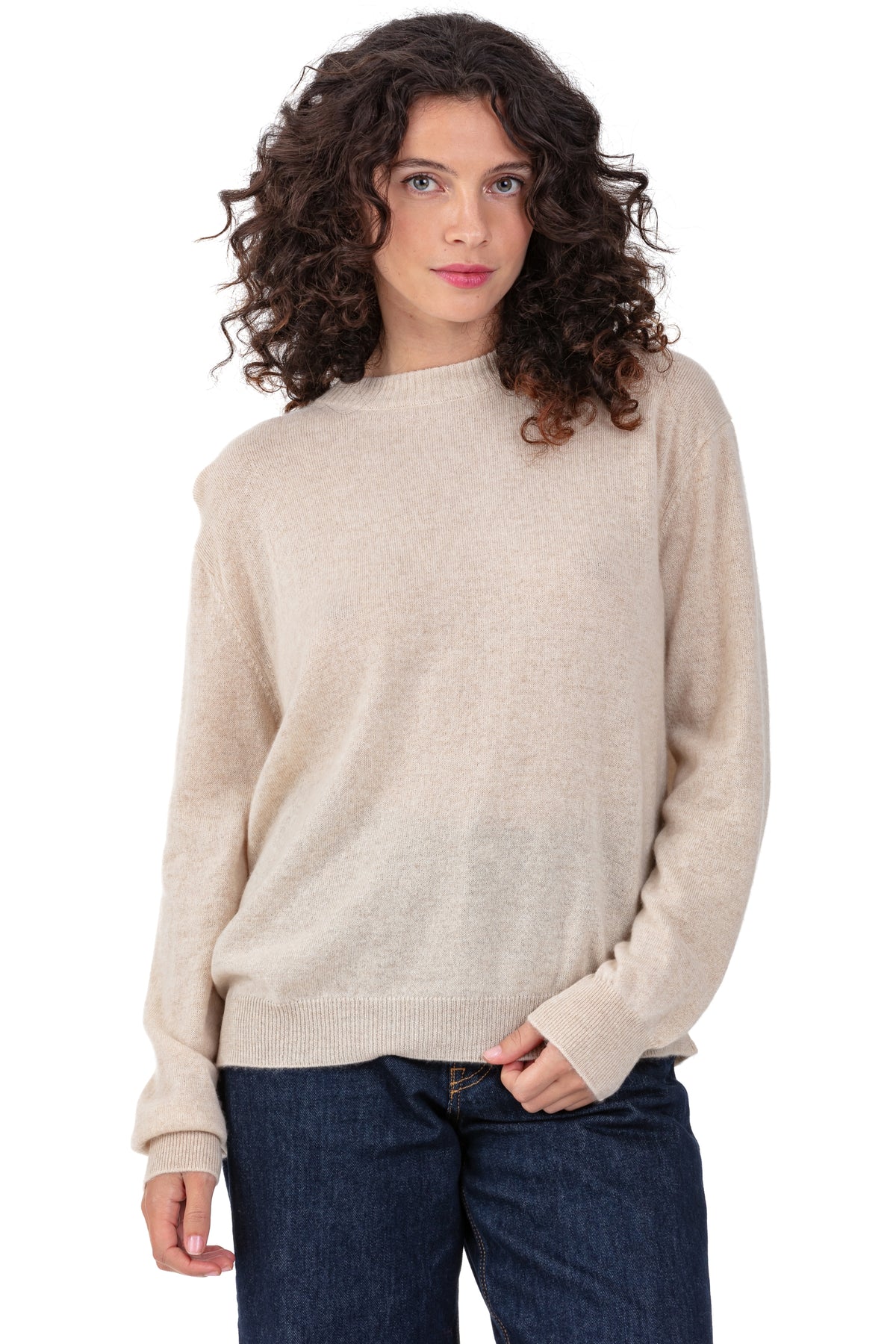 Philippine women's cashmere - natural beige - Mahogany