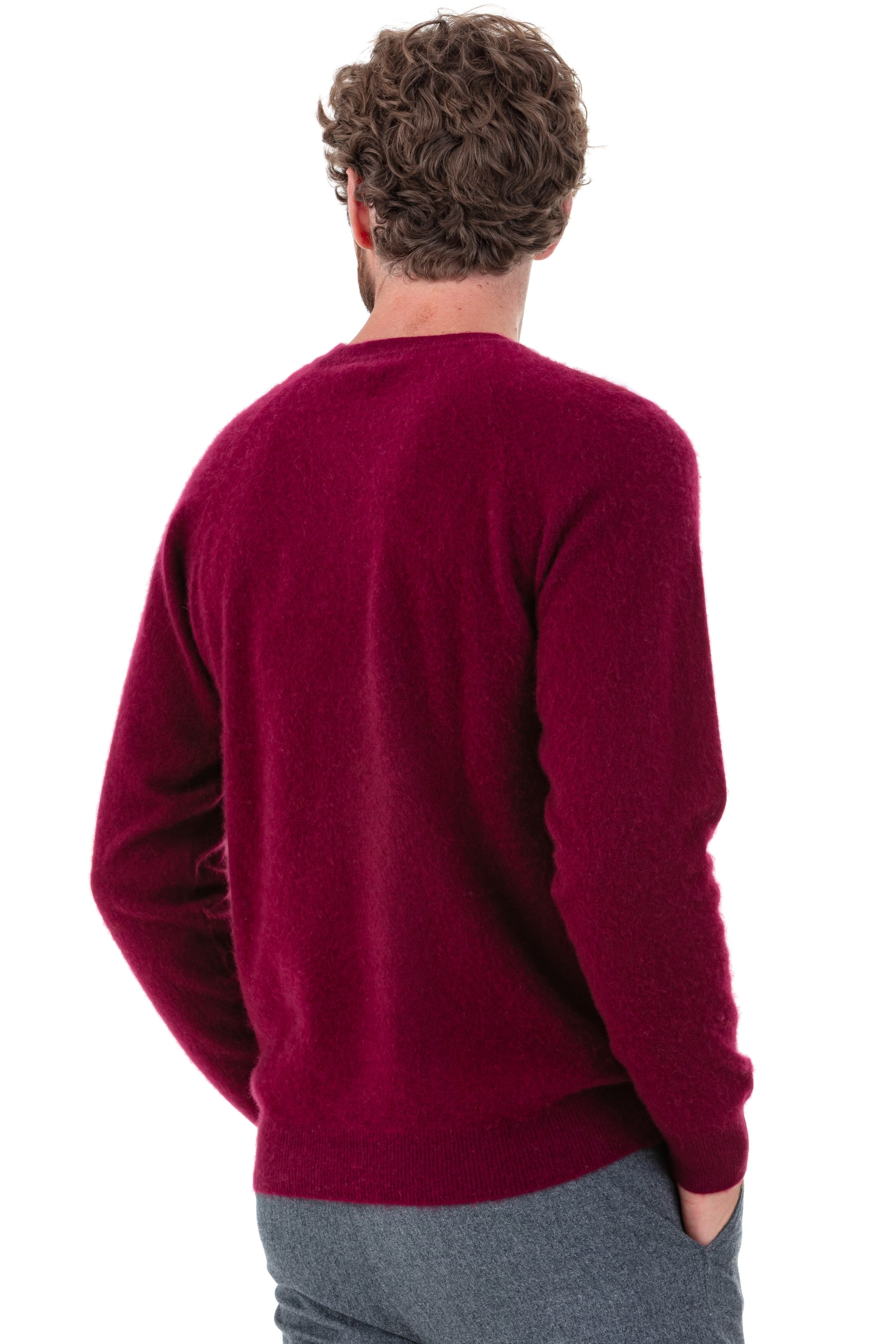 Prince en cocoon cachemire homme - Vue 2 - wine - Mahogany