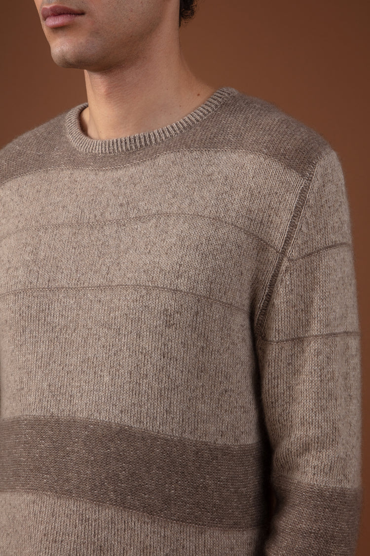 Racine men's cashmere - View 2 - natural stone / natural brown - Mahogany