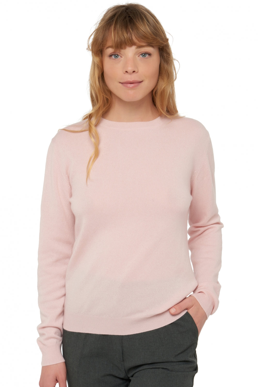 Raison women's cashmere - pale pink - Mahogany