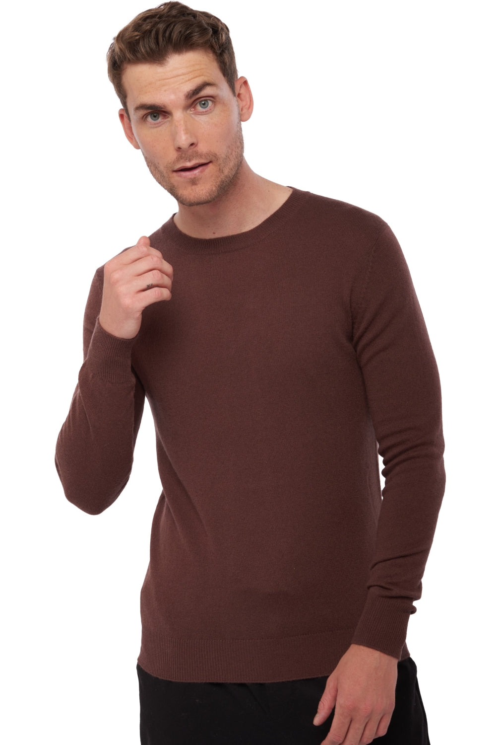 Tao men's cashmere - chocobrown - Mahogany