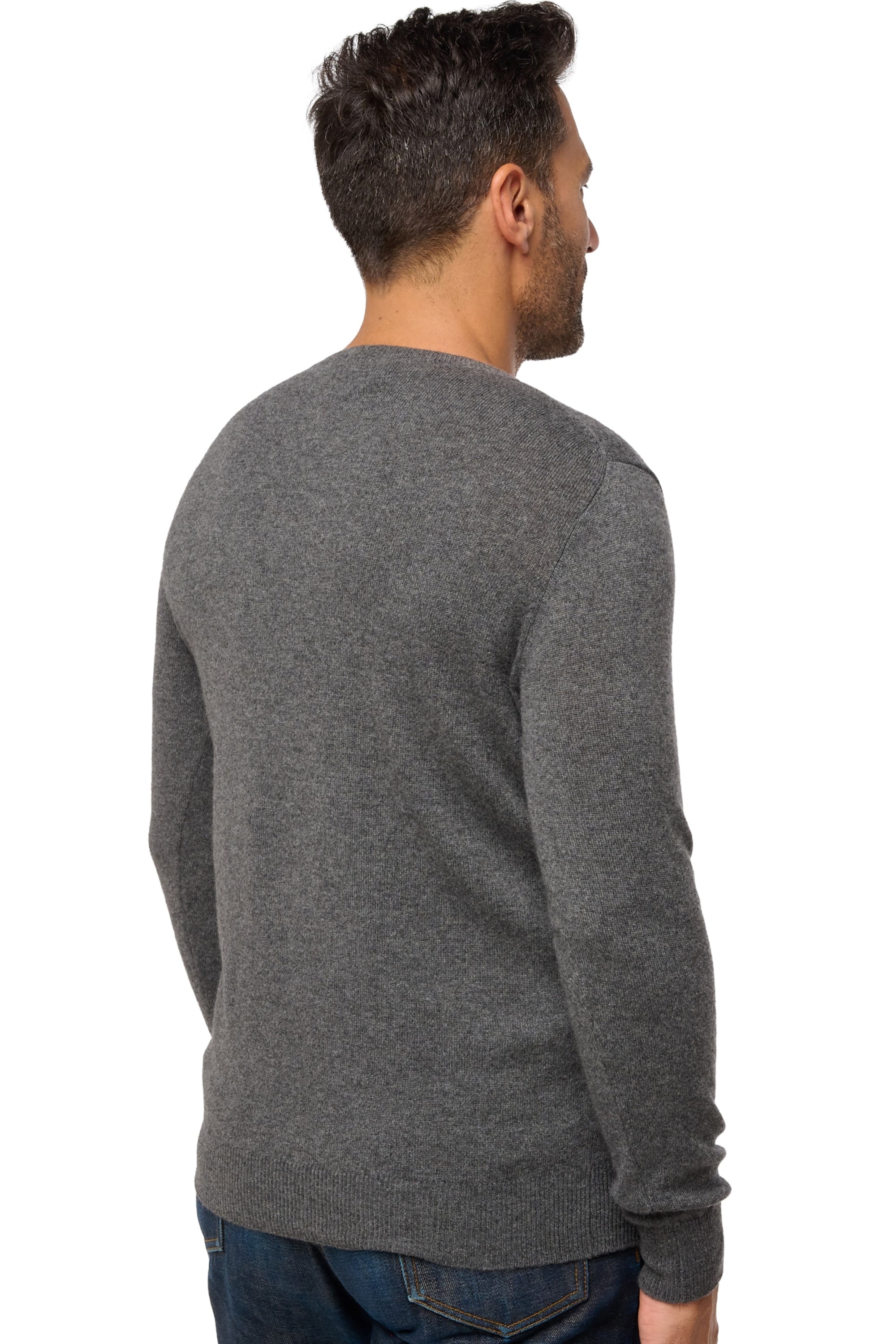 Tao en cachemire homme - Vue 2 - dark grey - Mahogany