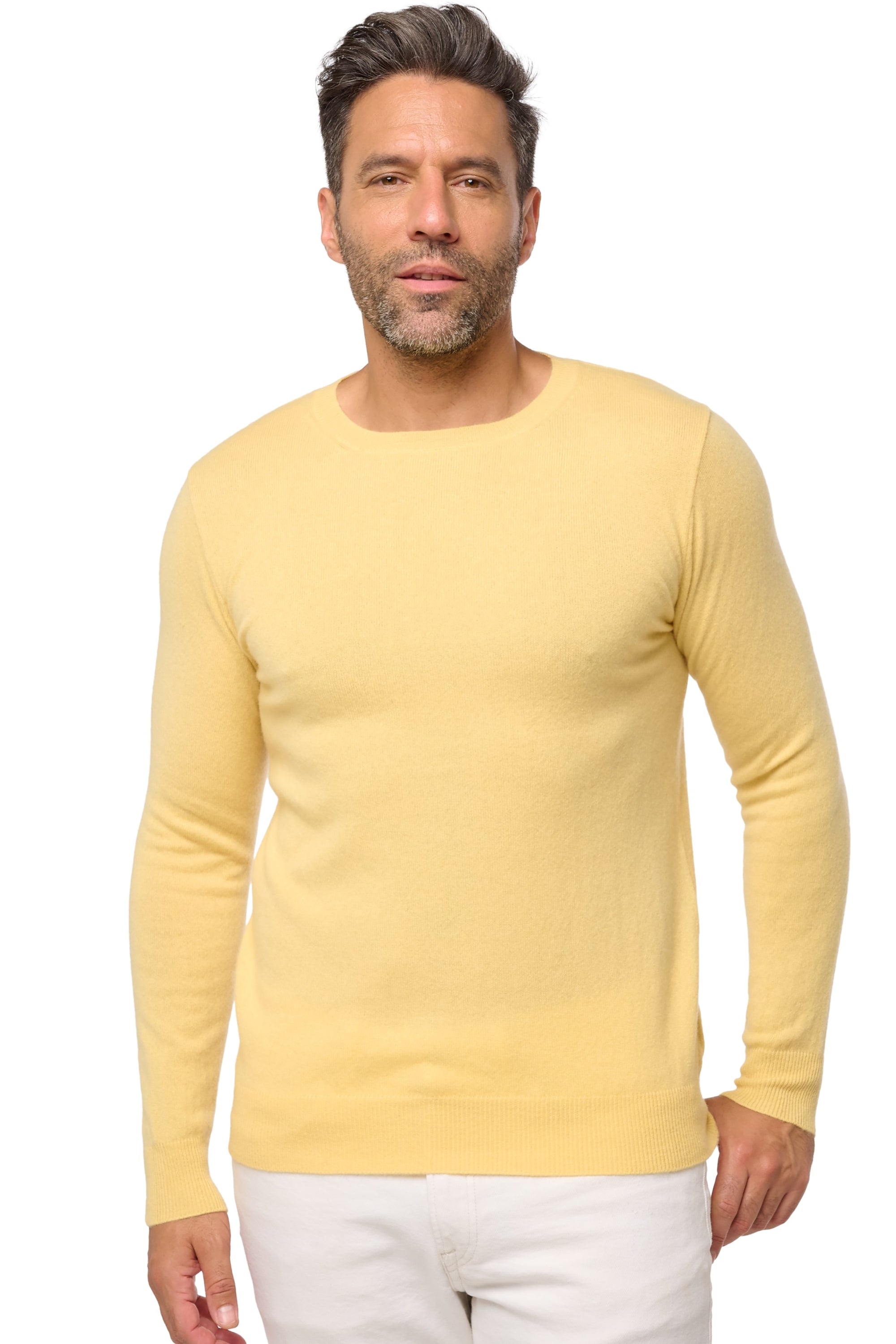 Tao in men's cashmere - pina colada - Mahogany