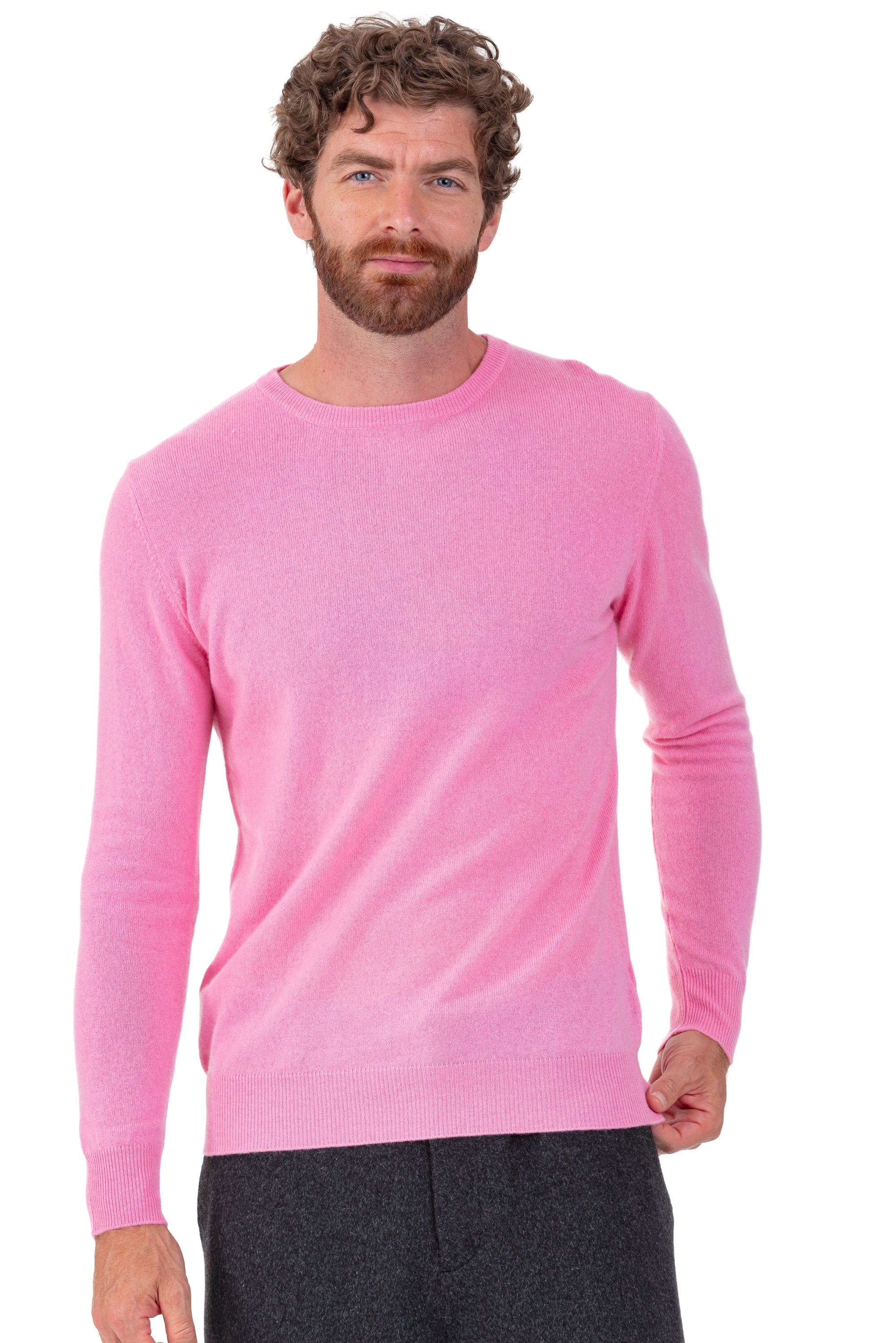 Tao in men's cashmere - strawberry ice - Mahogany