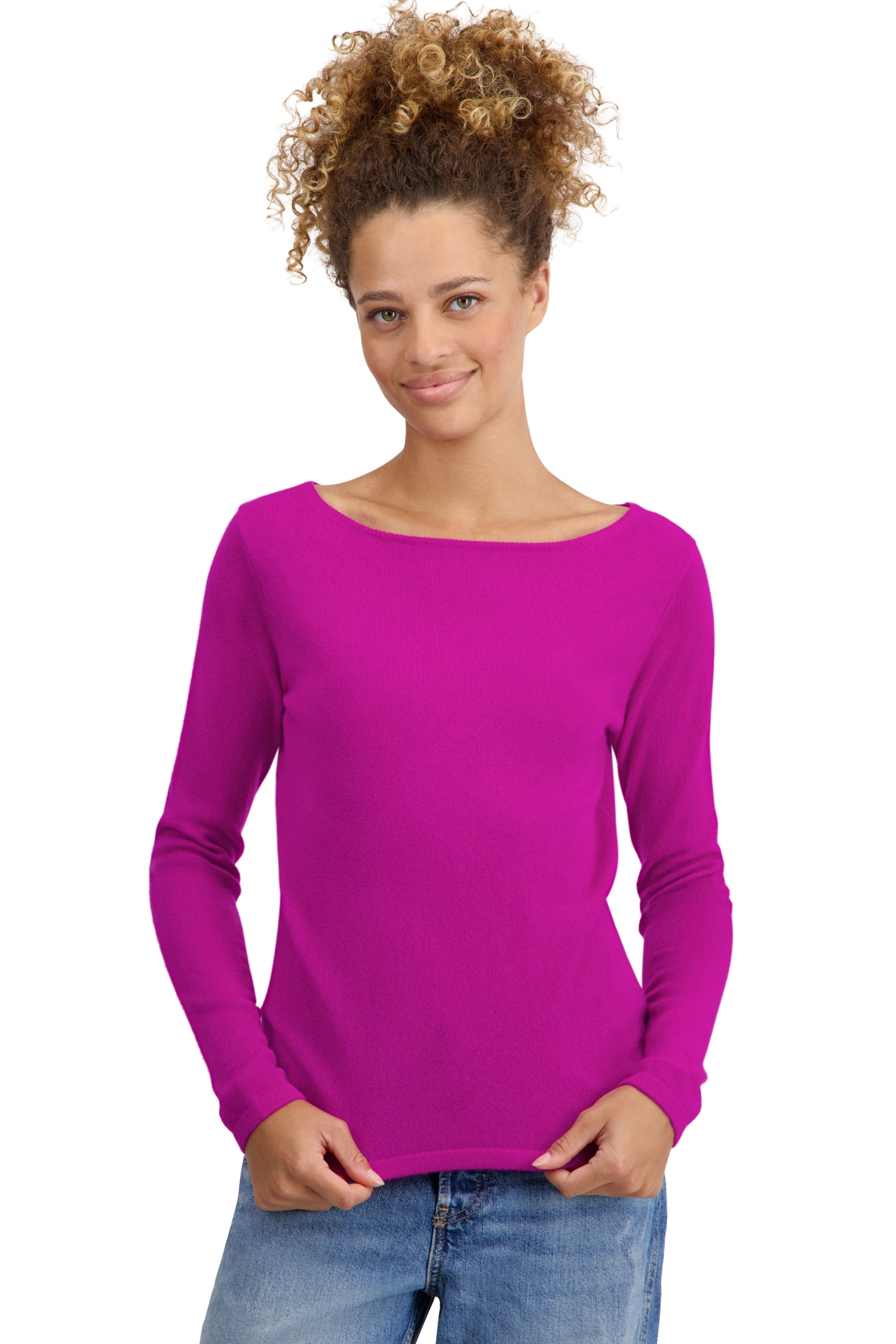 Tennessy women's cashmere jumper - radiance - Mahogany