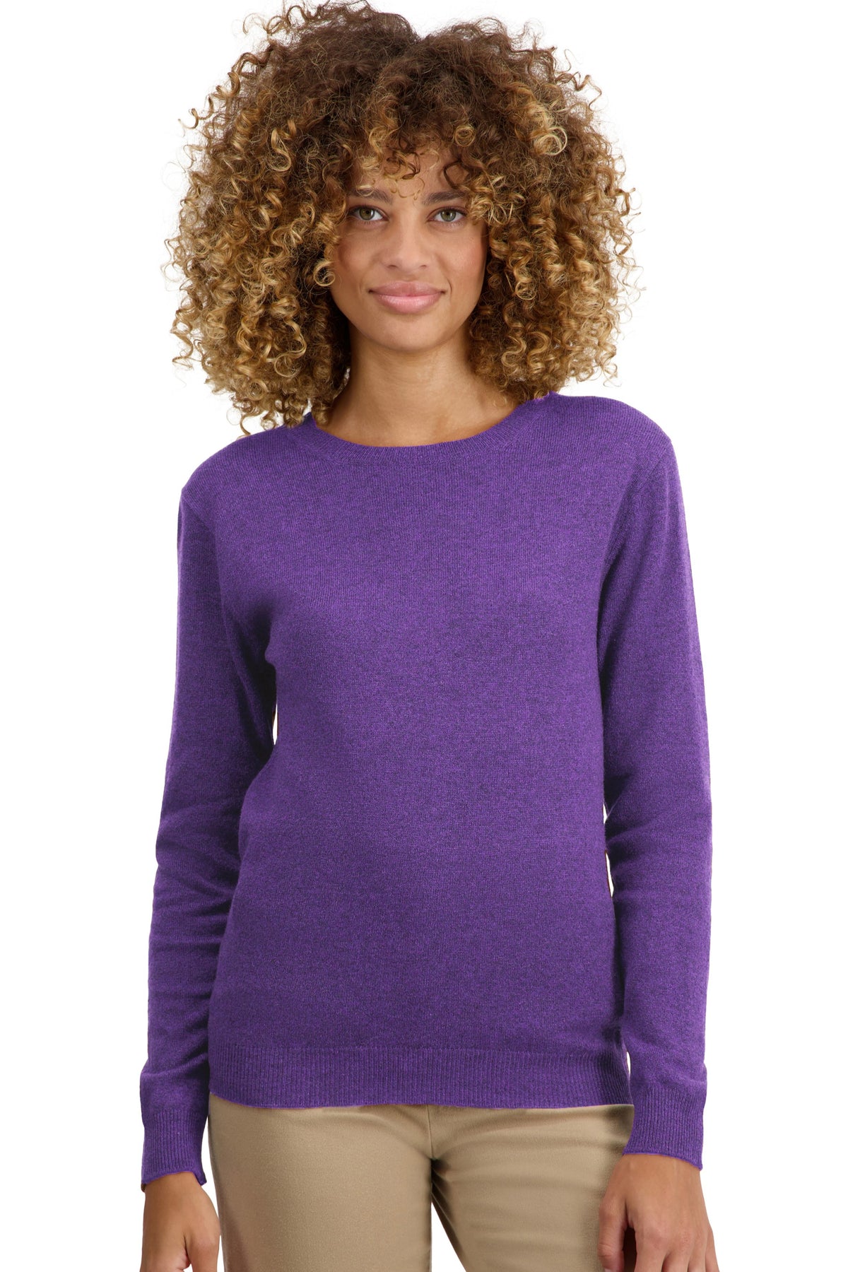 Thalia women's cashmere - new highland - Mahogany