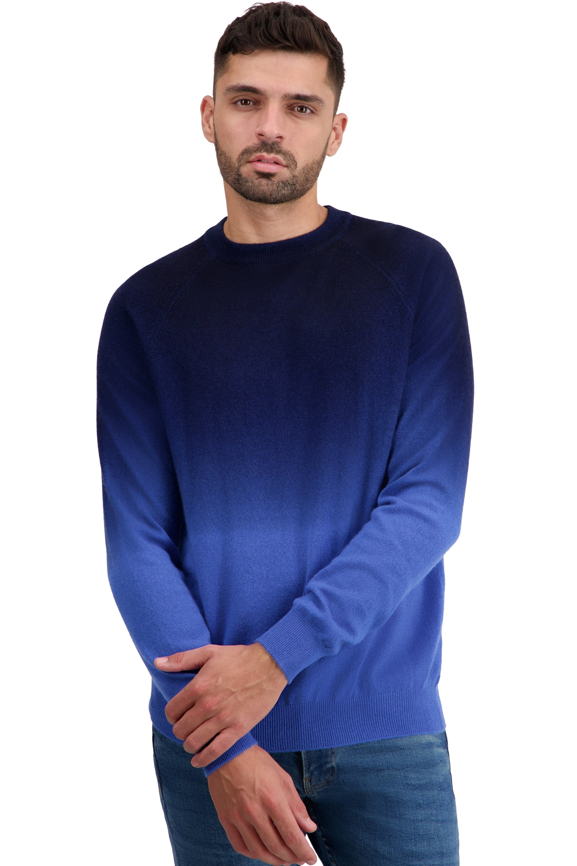 Ticino in cashmere for men - tetbury blue / dark marine - Mahogany