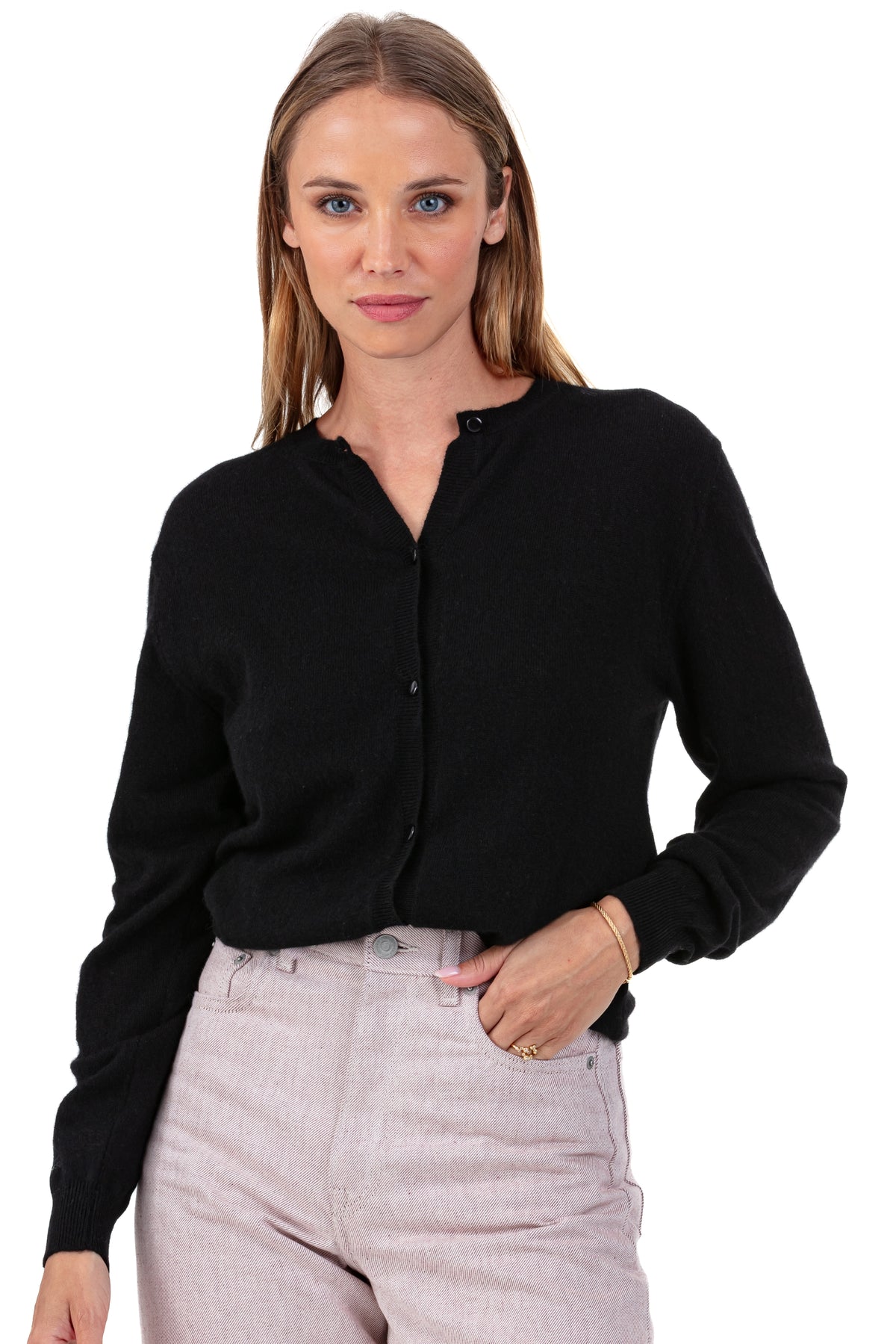 Tyra women's cashmere - black - Mahogany