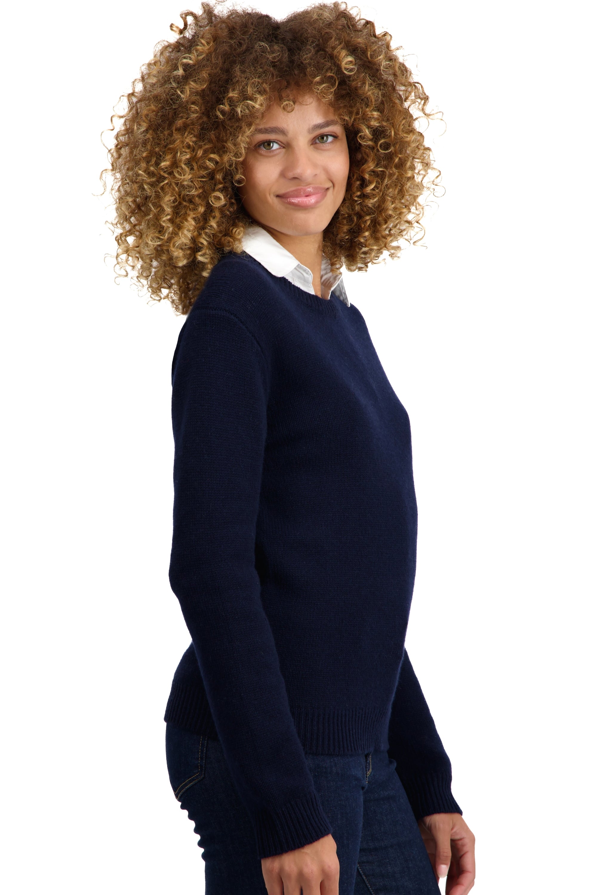 Tyrol en cachemire femme - Vue 1 - marine foncé - Mahogany