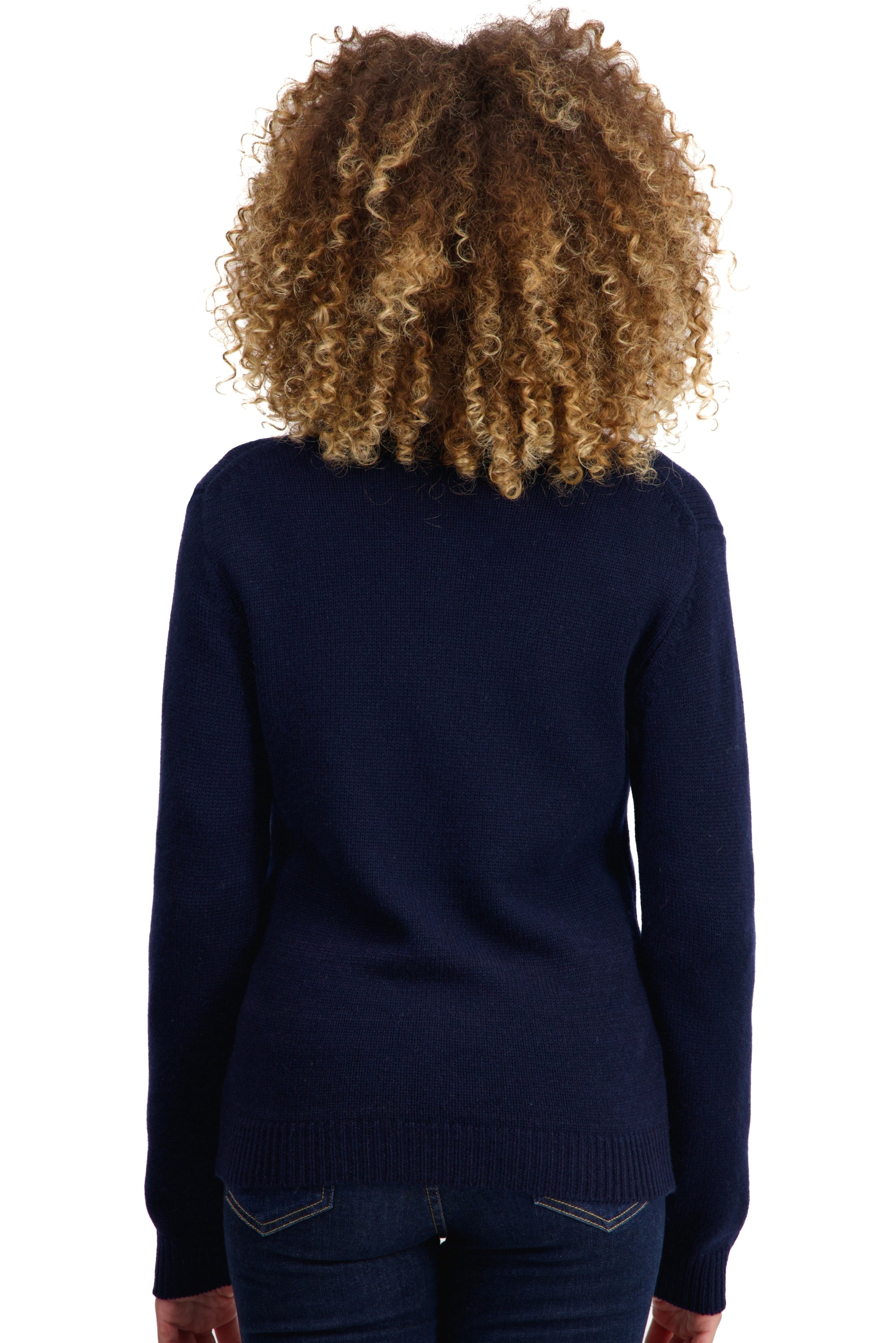 Tyrol en cachemire femme - Vue 2 - marine foncé - Mahogany