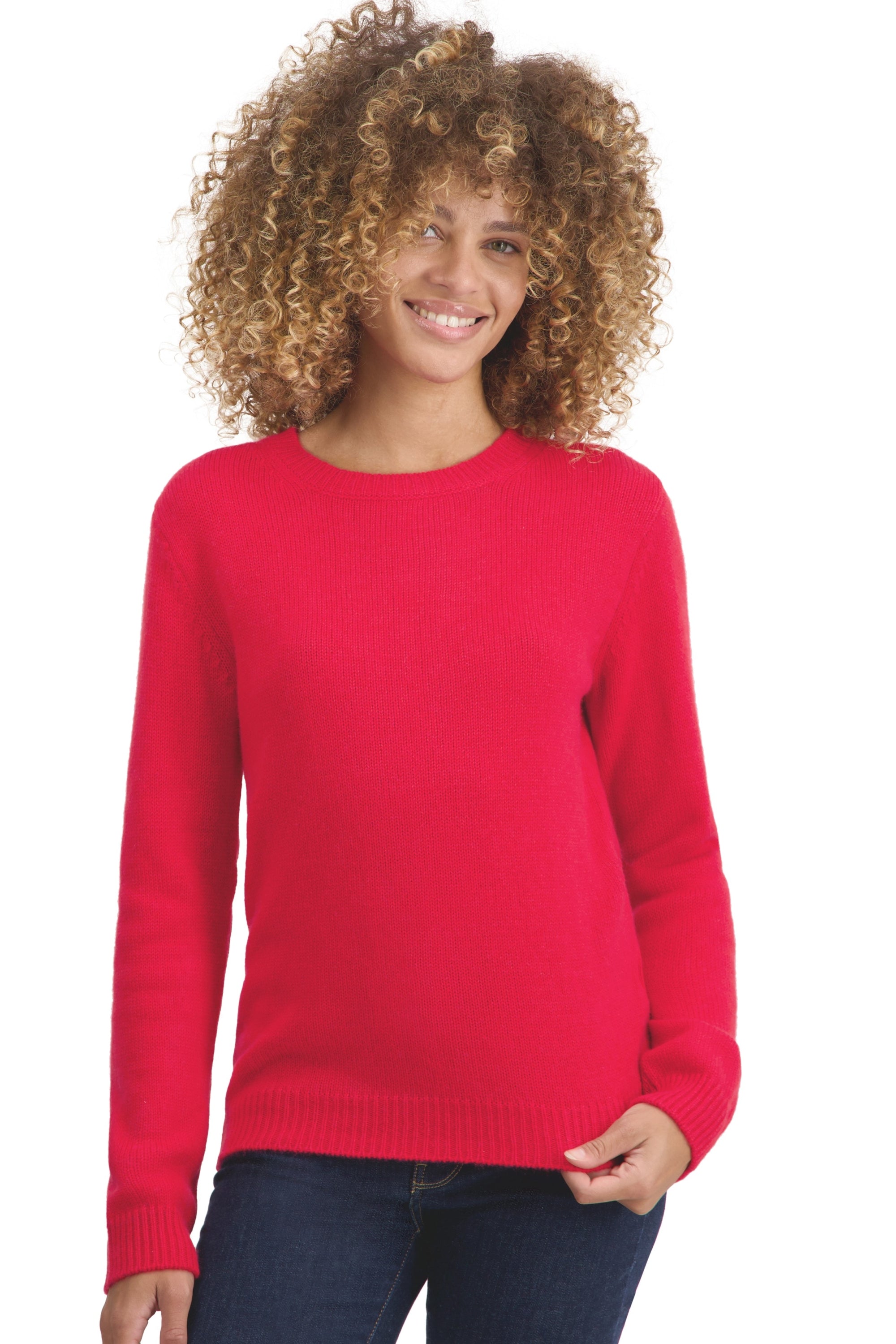 Tyrol in cashmere for women - red - Mahogany