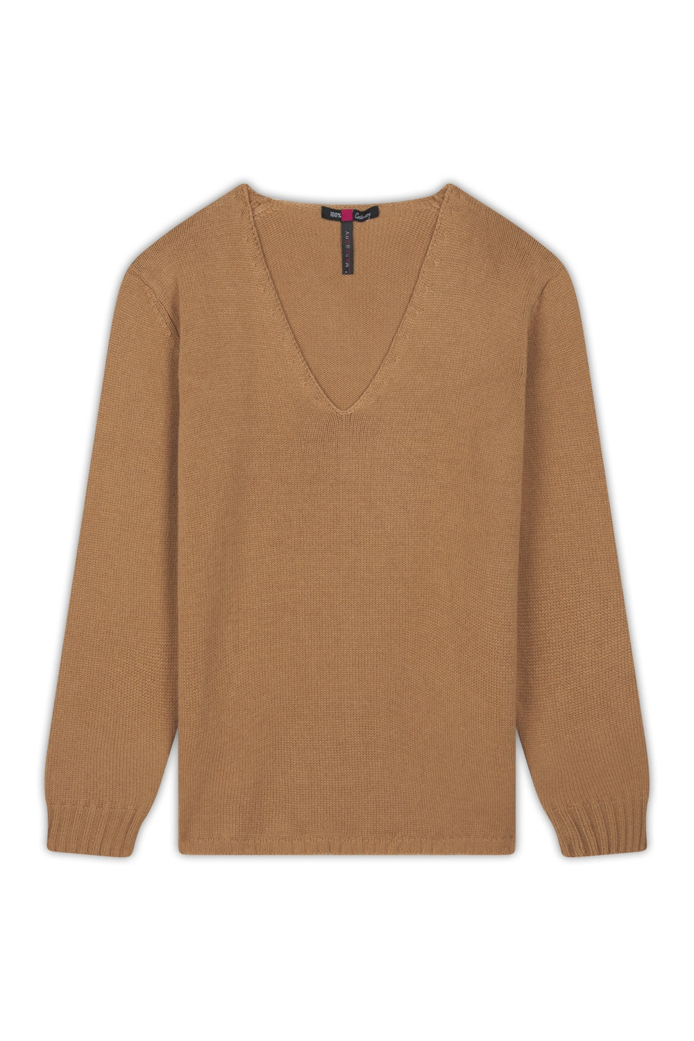 Vanessa women's cashmere - camel - Mahogany