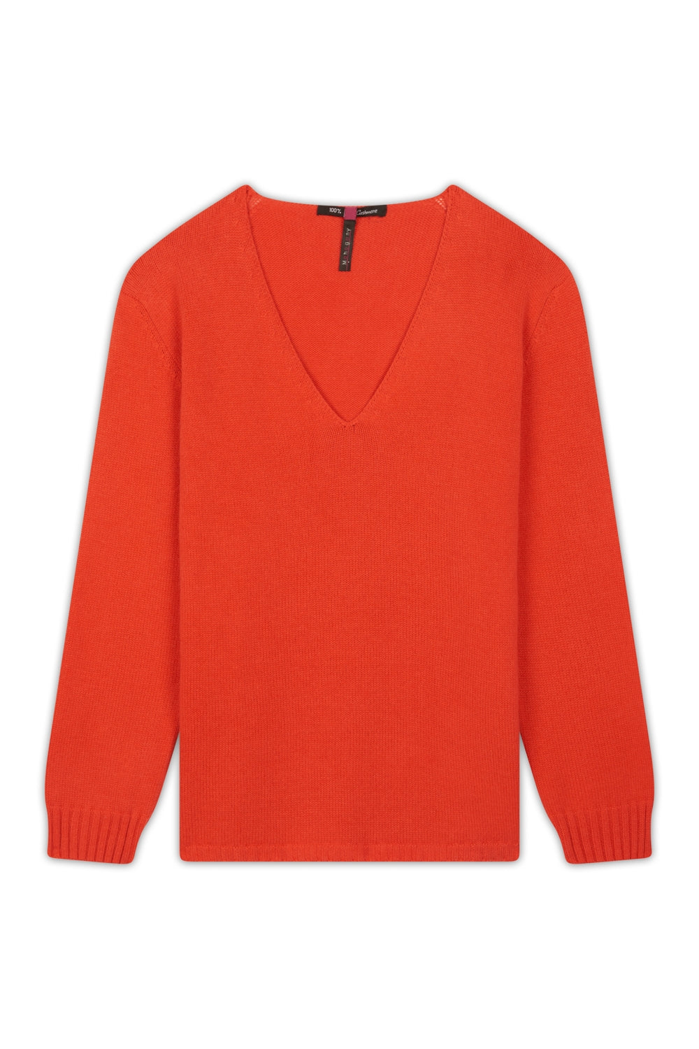 Vanessa women's cashmere - luminous coral - Mahogany