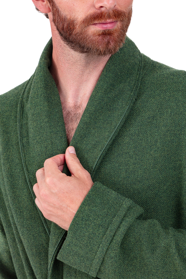 Working cashmere men's jumper - View 2 - cedar - Mahogany