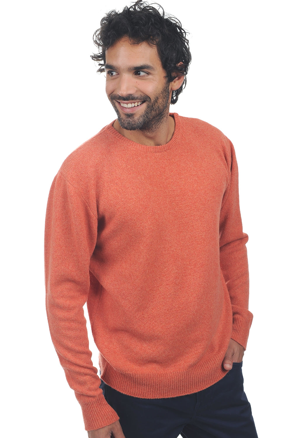 YakNestor in yak for men - tender peach - Mahogany