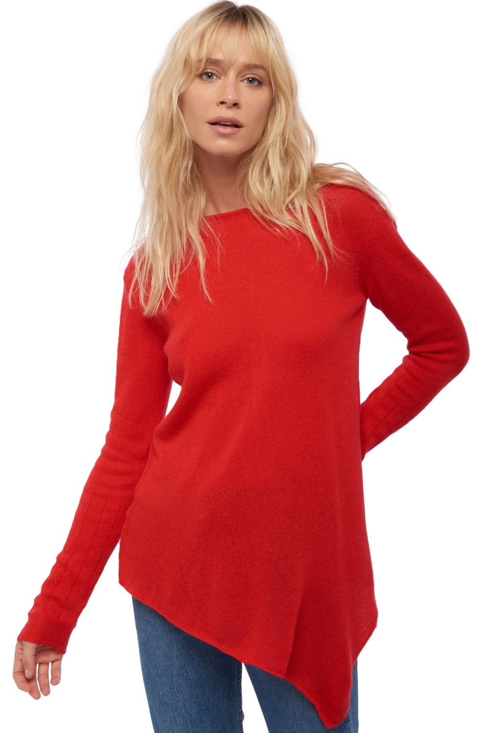 Zaia women's cashmere - red - Mahogany